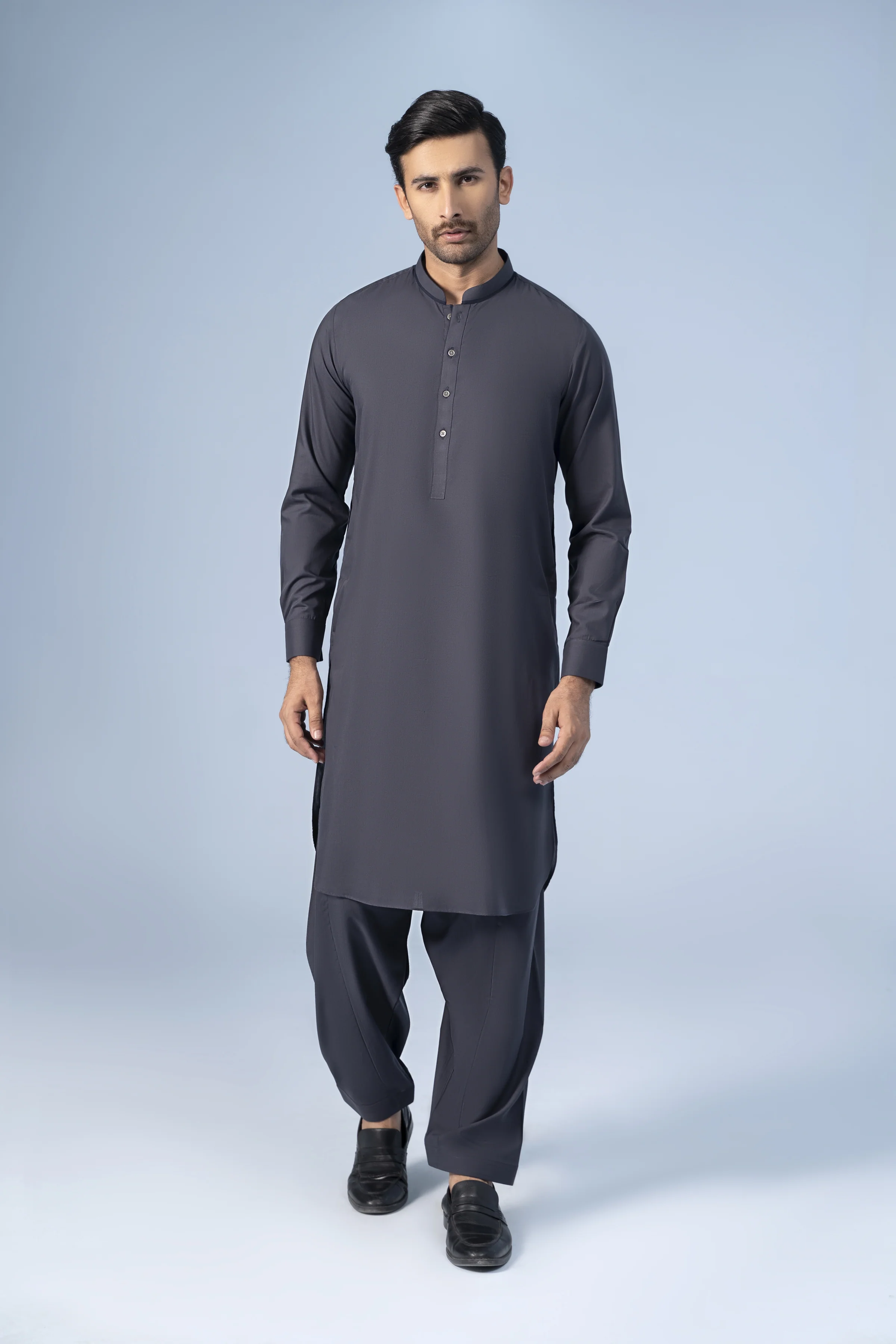 SHALWAR KAMEEZ DARK GREY