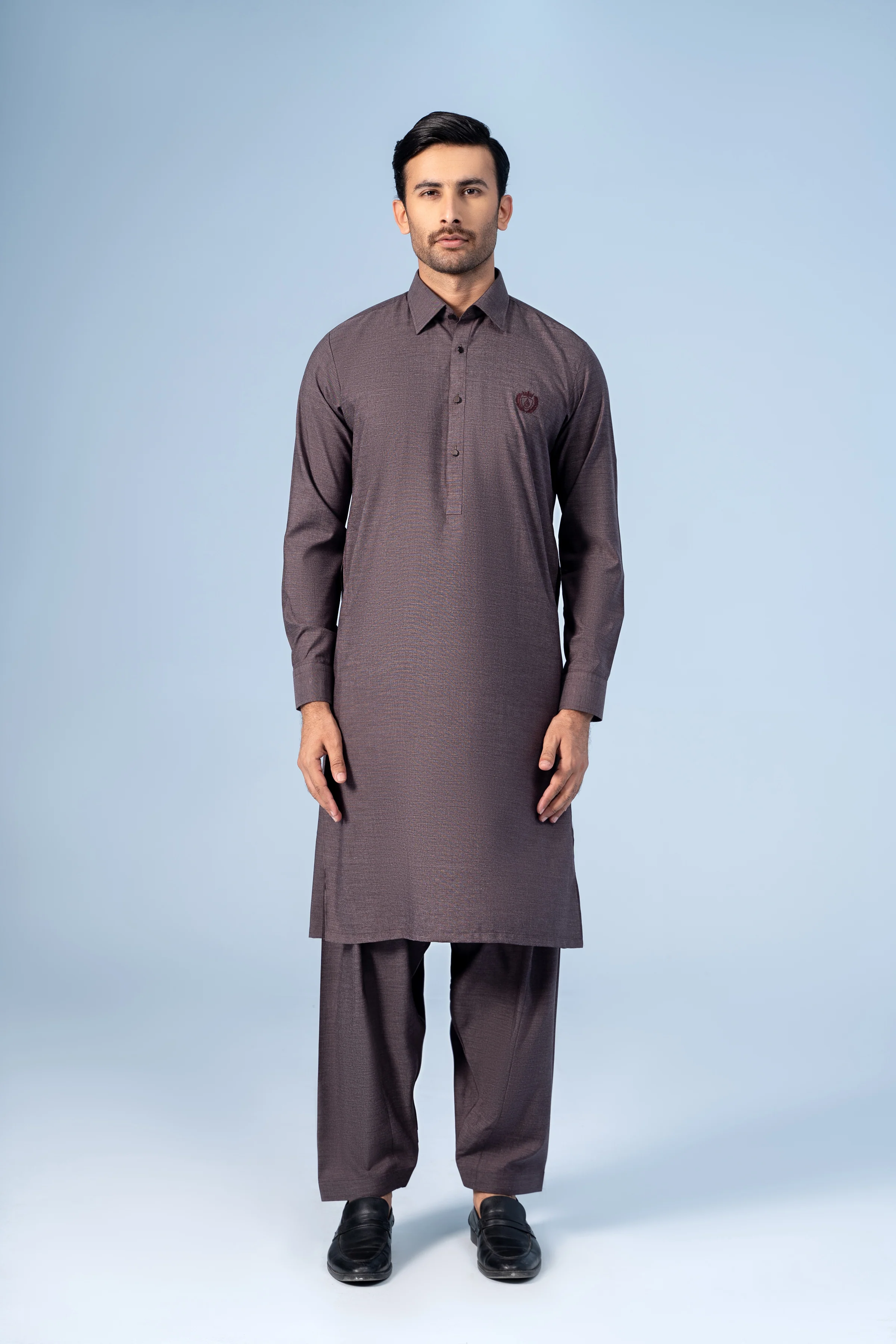 SHALWAR KAMEEZ DARK PLUM