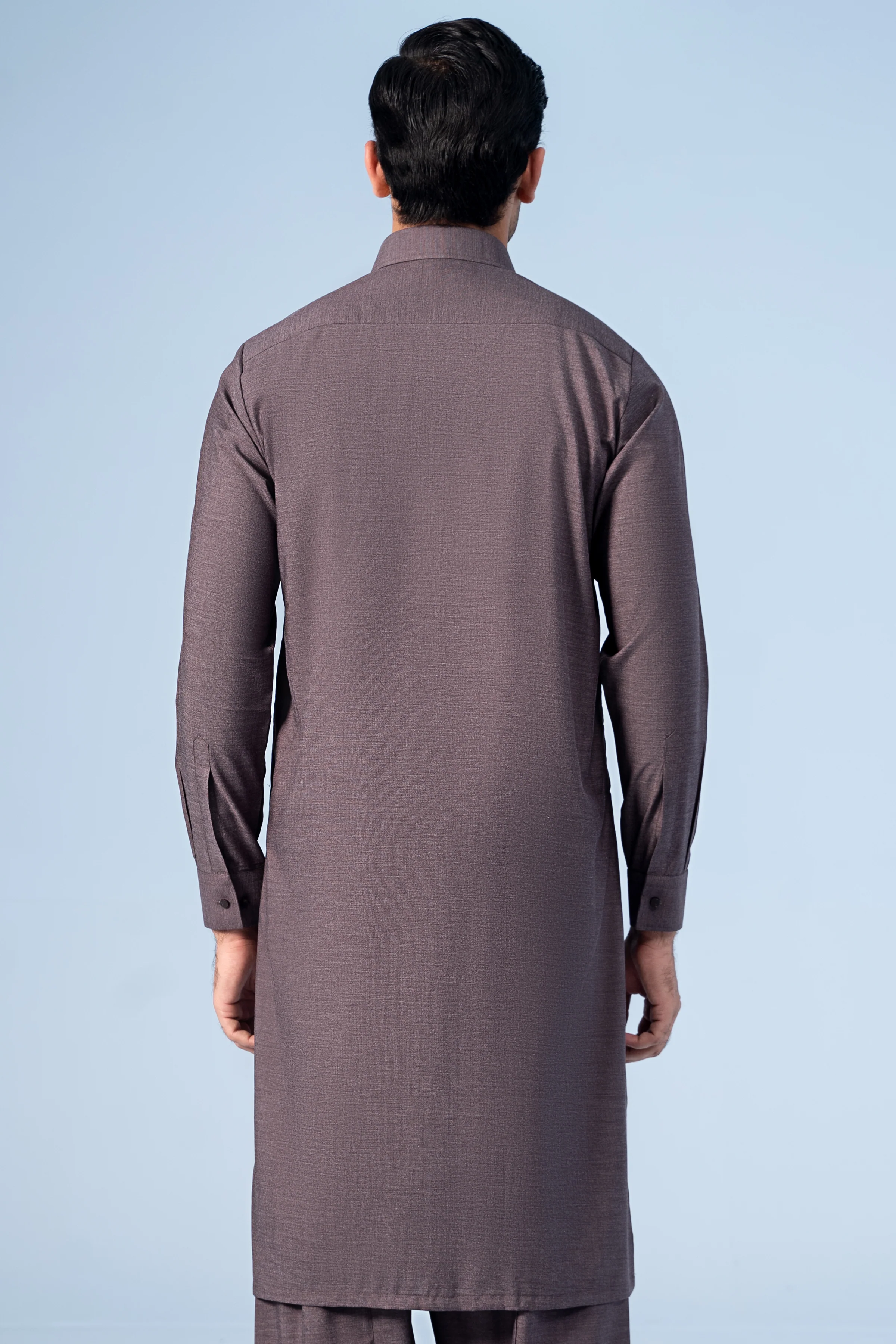 SHALWAR KAMEEZ DARK PLUM - Image 4