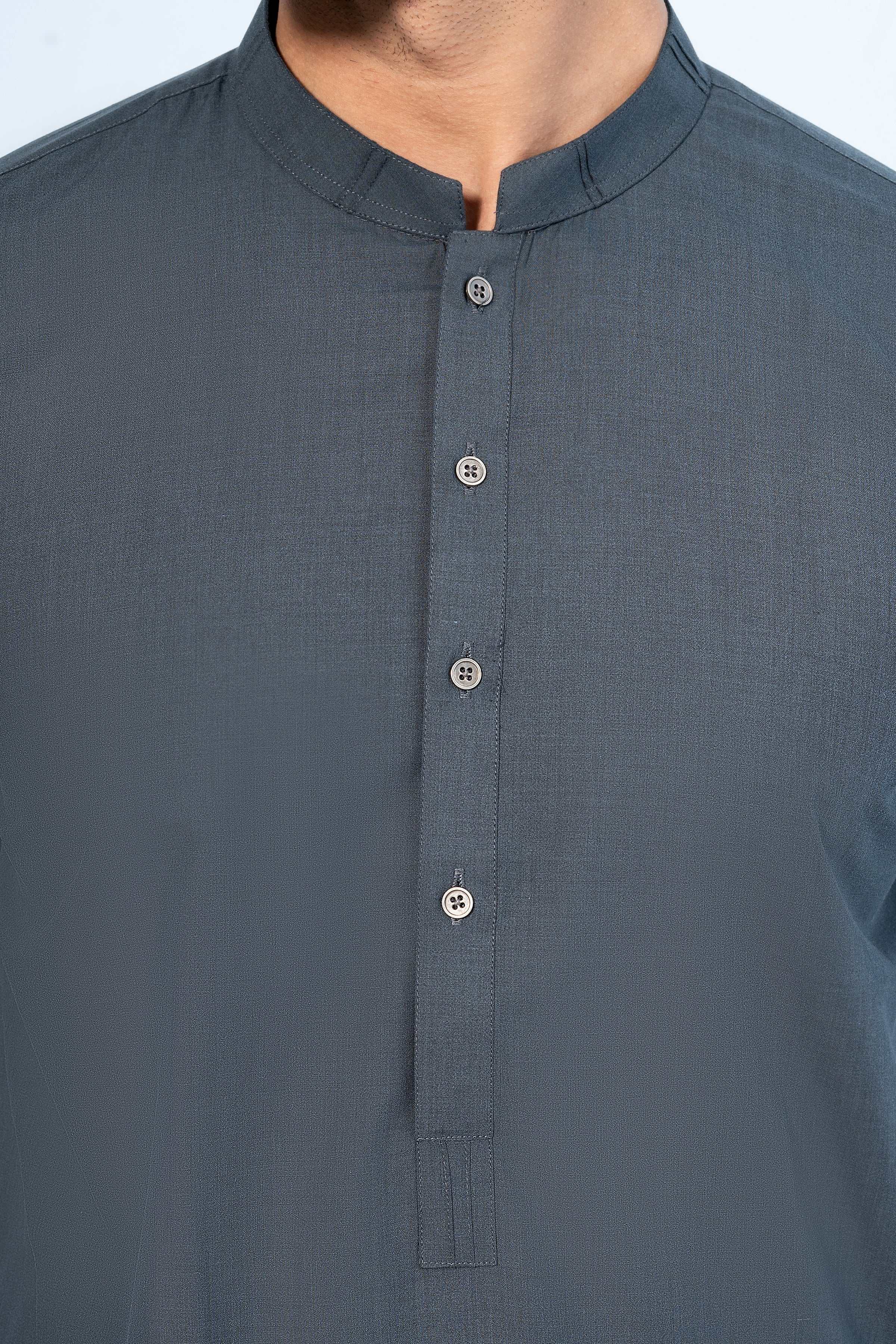 SHALWAR KAMEEZ METALLIC BLUE - Image 3