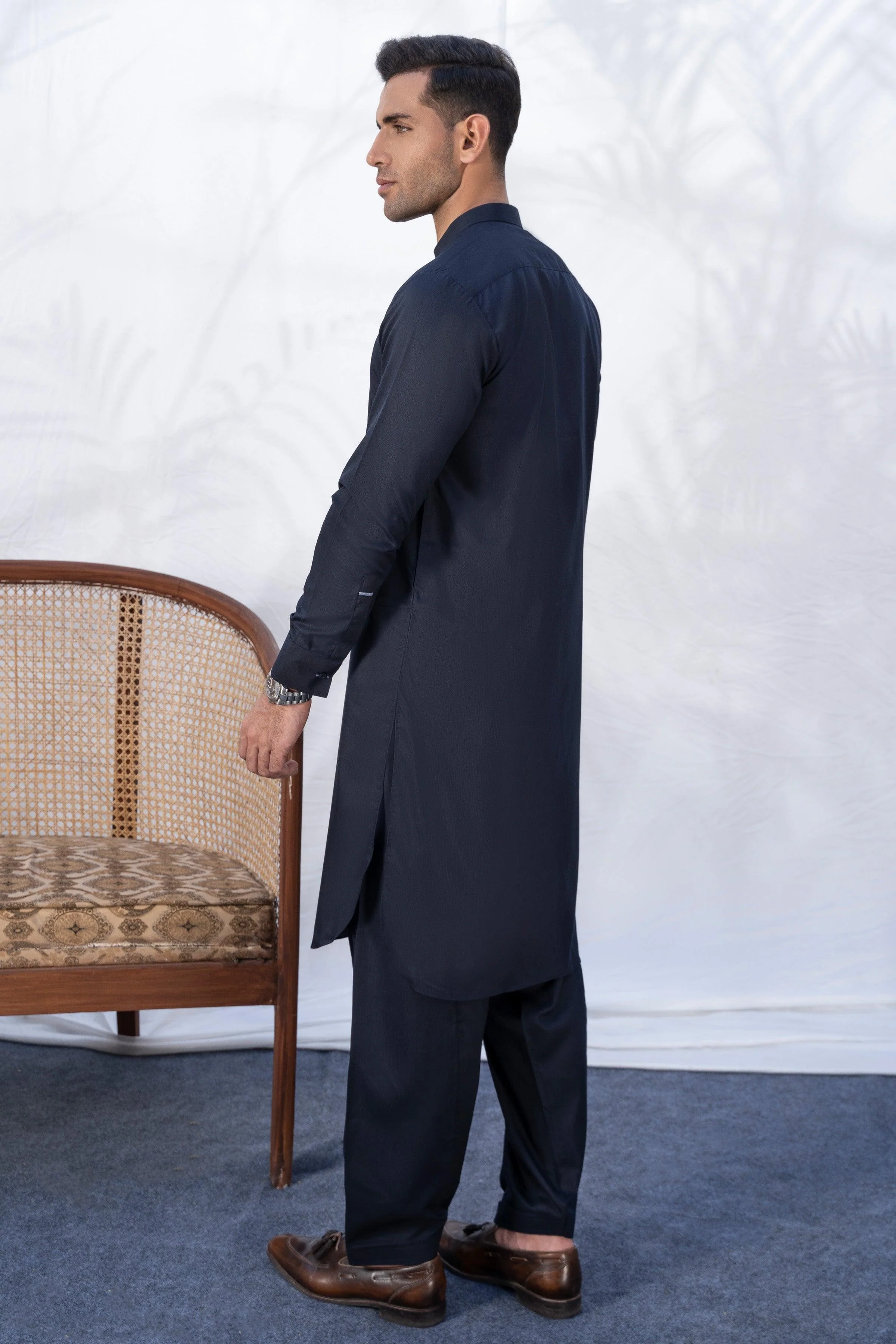 SHALWAR KAMEEZ NAVY - Image 3
