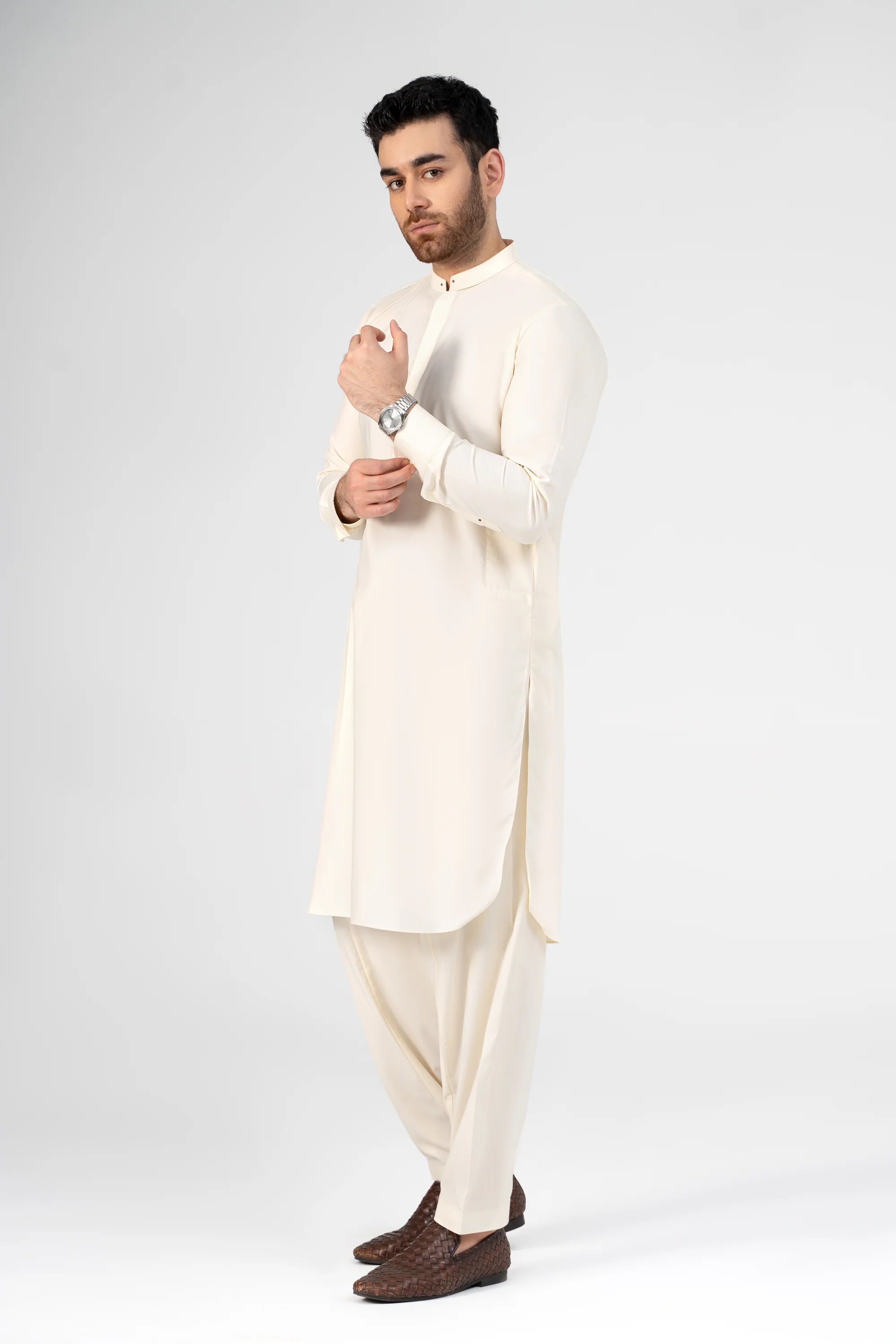 SHALWAR KAMEEZ OFF WHITE - Image 2