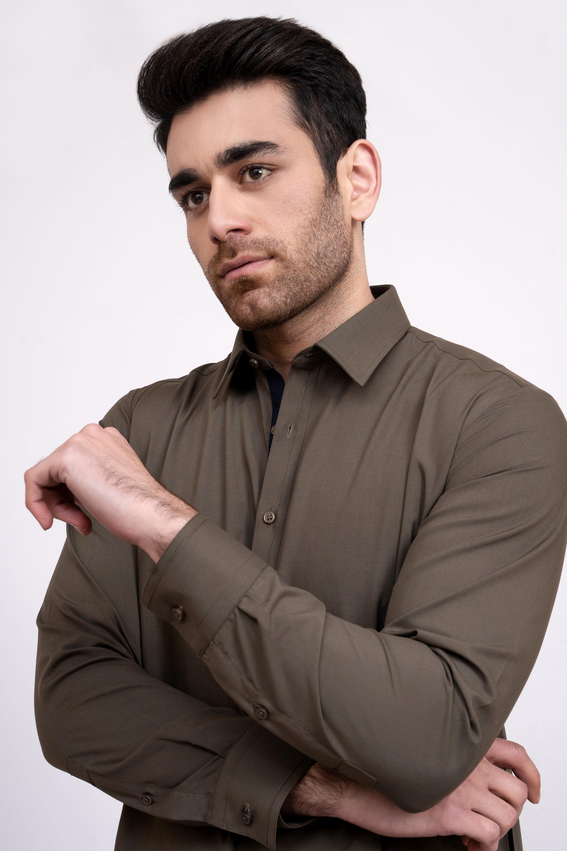 SHALWAR KAMEEZ OLIVE - Image 4
