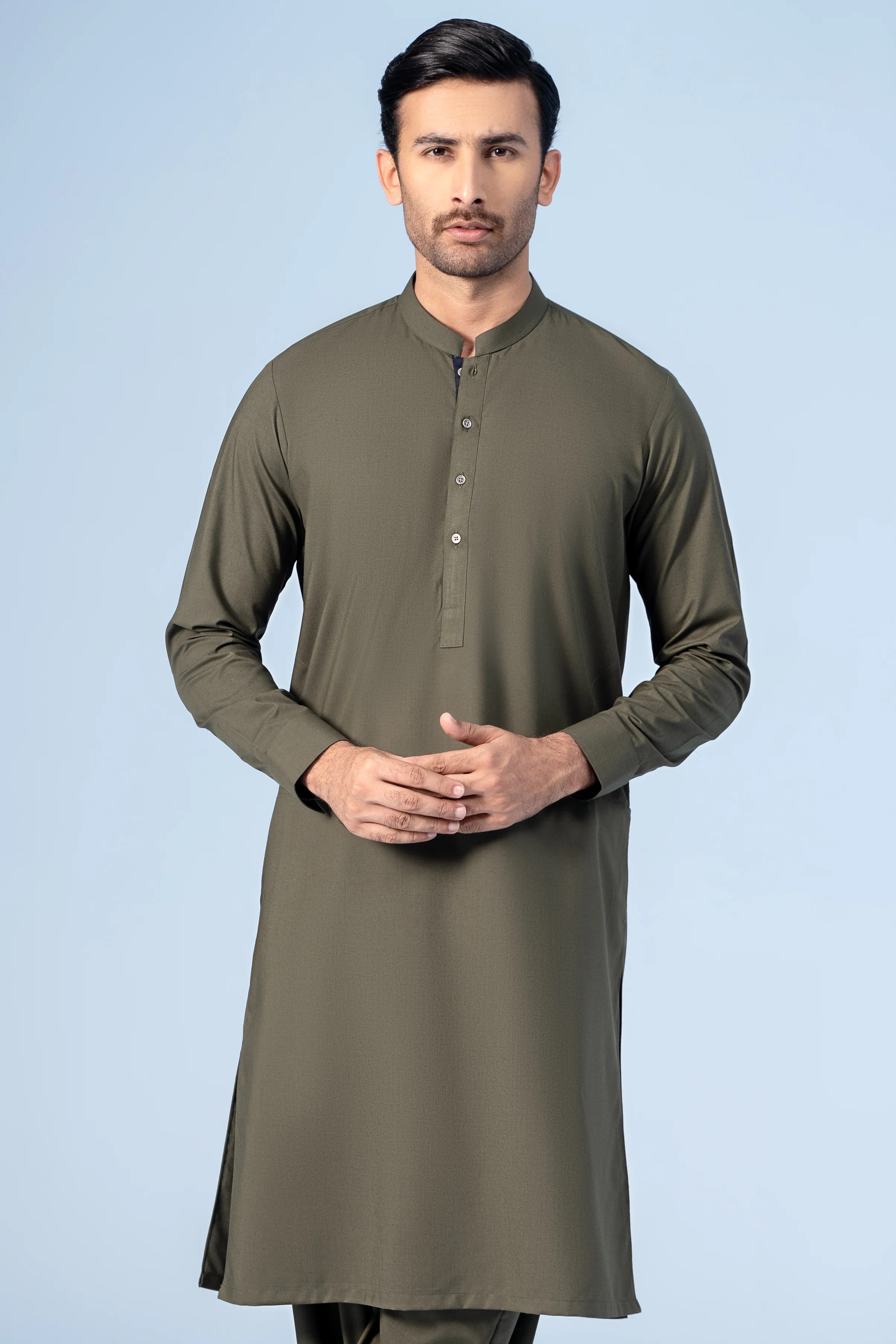 SHALWAR KAMEEZ OLIVE - Image 2
