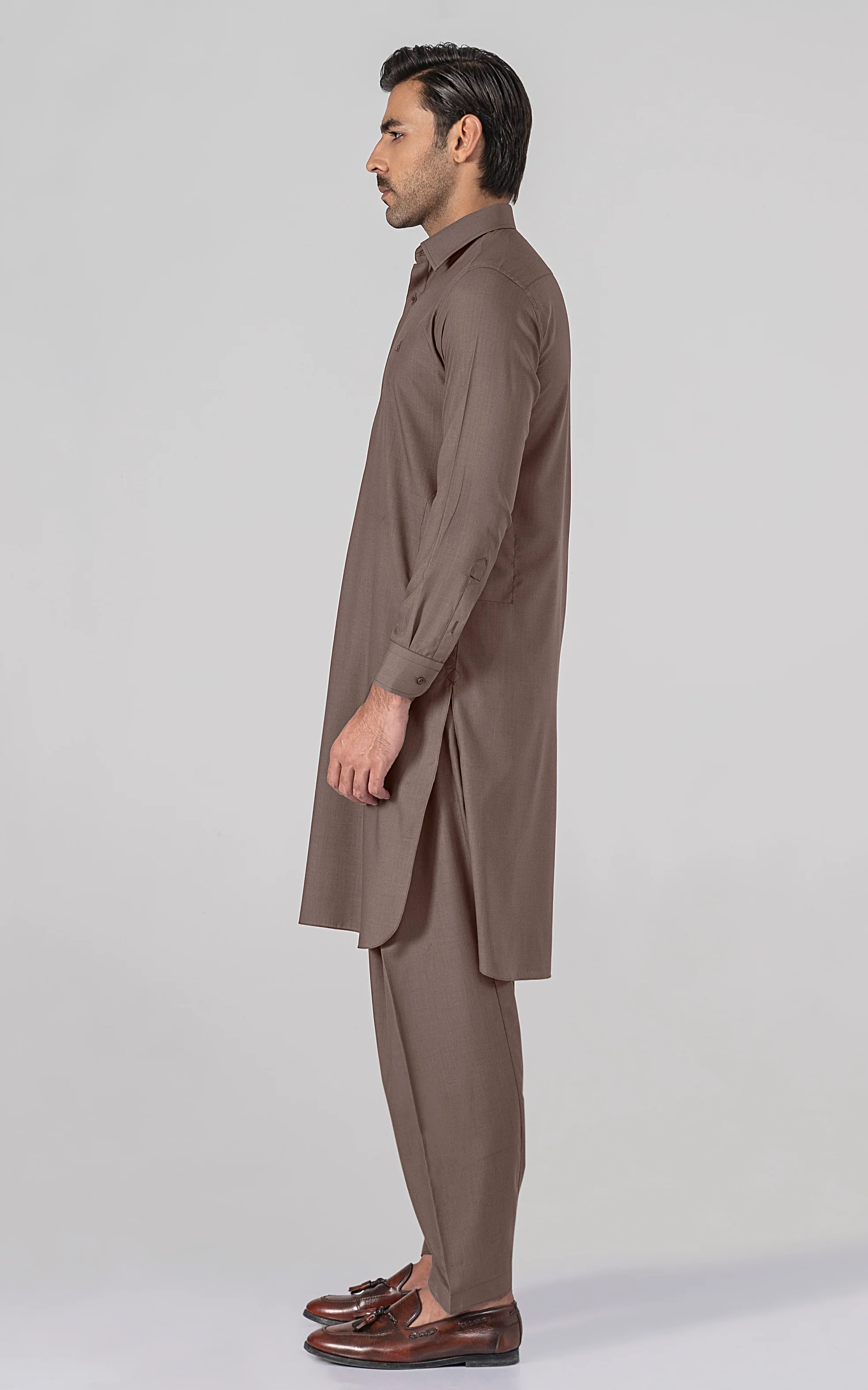 SHALWAR KAMEEZ SALT BROWN - Image 3