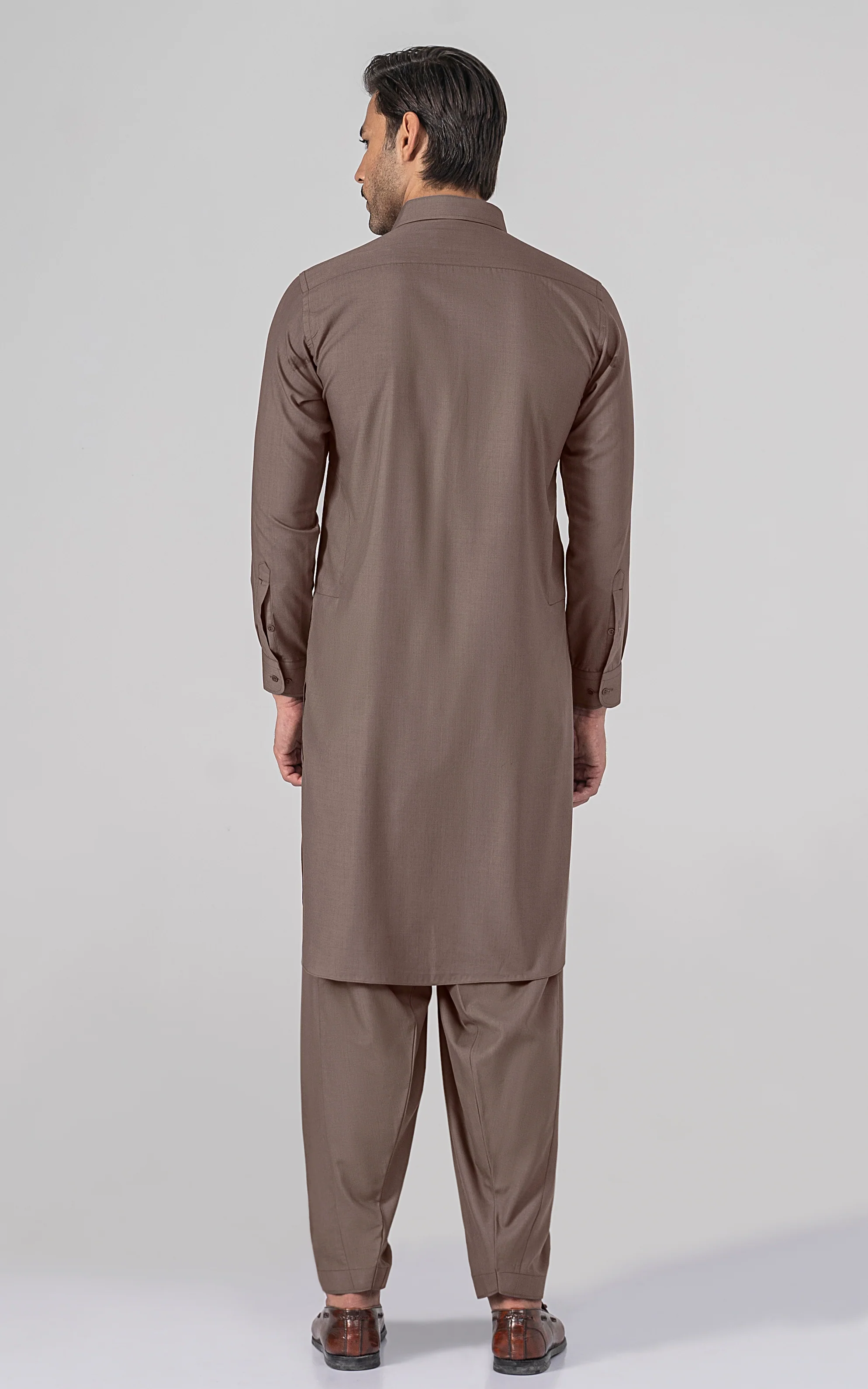 SHALWAR KAMEEZ SALT BROWN - Image 4