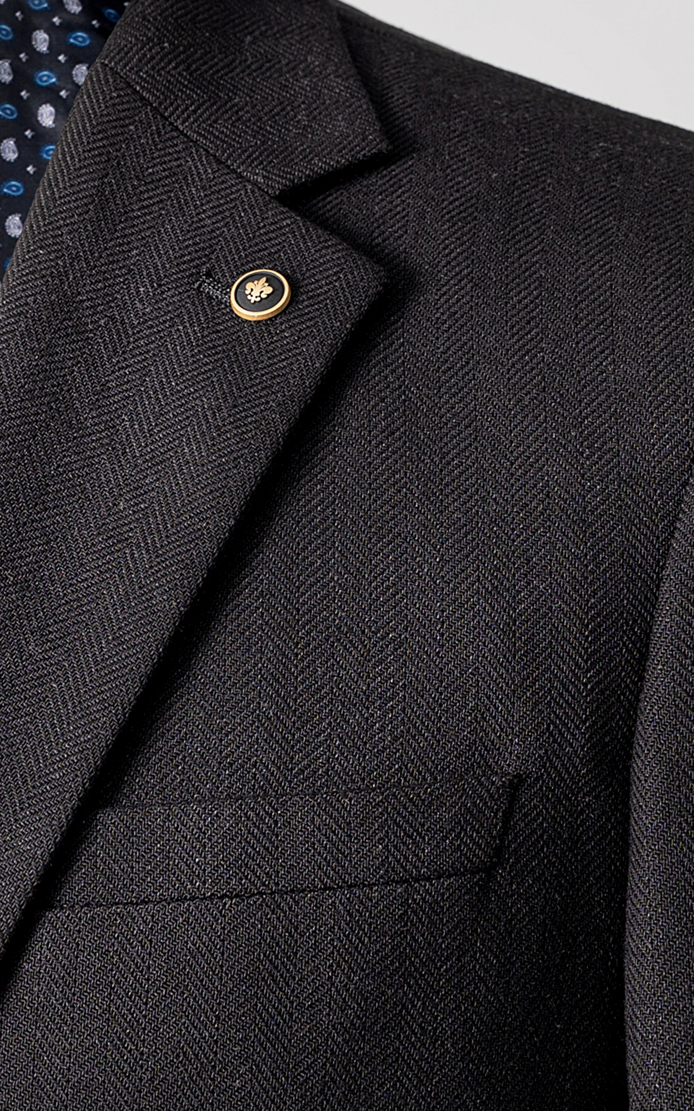 EXECUTIVE TAILORED MEN'S COAT BLACK - Image 2