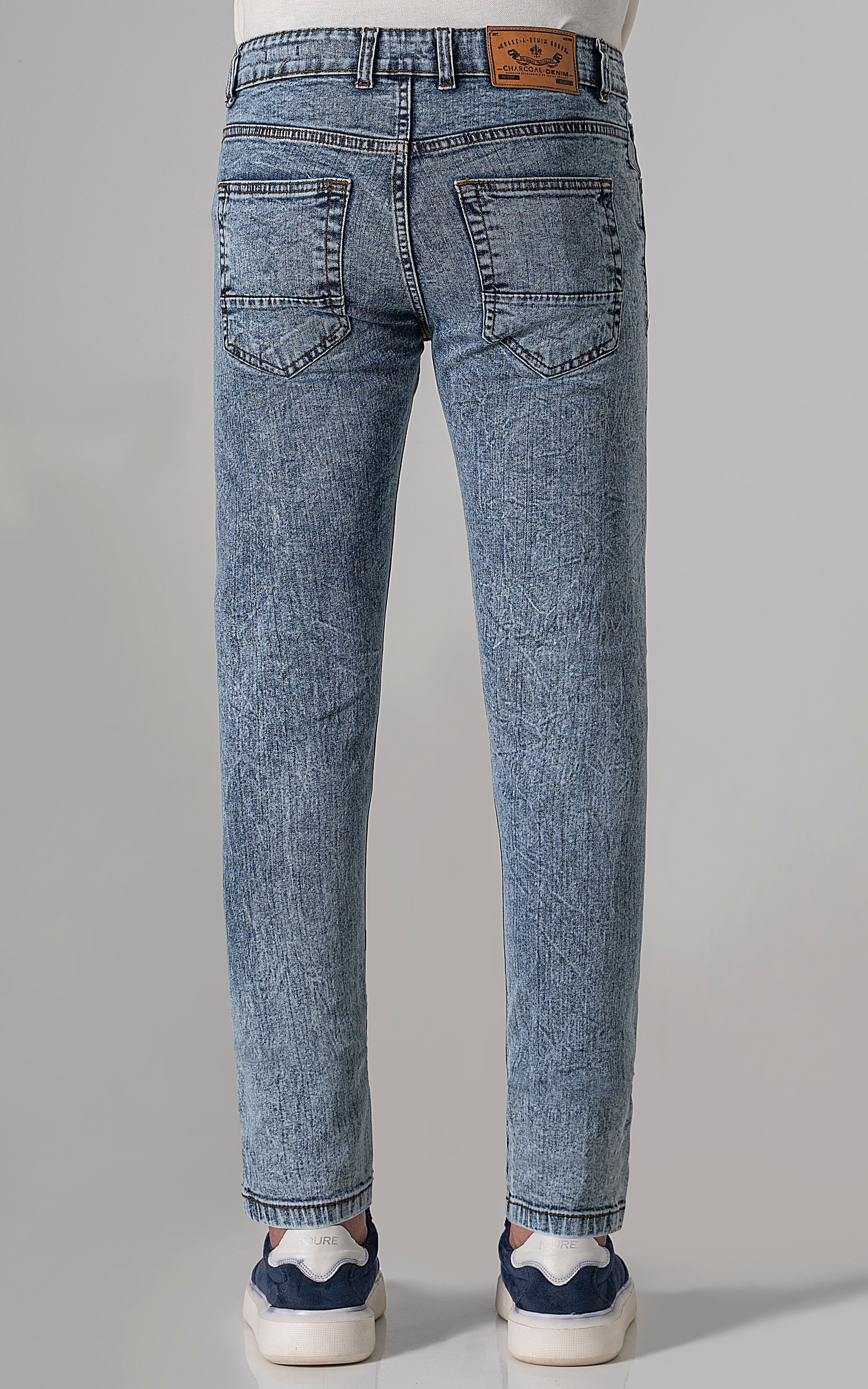 SKINNY LEG DENIM JEAN LIGHT BLUE - Image 3
