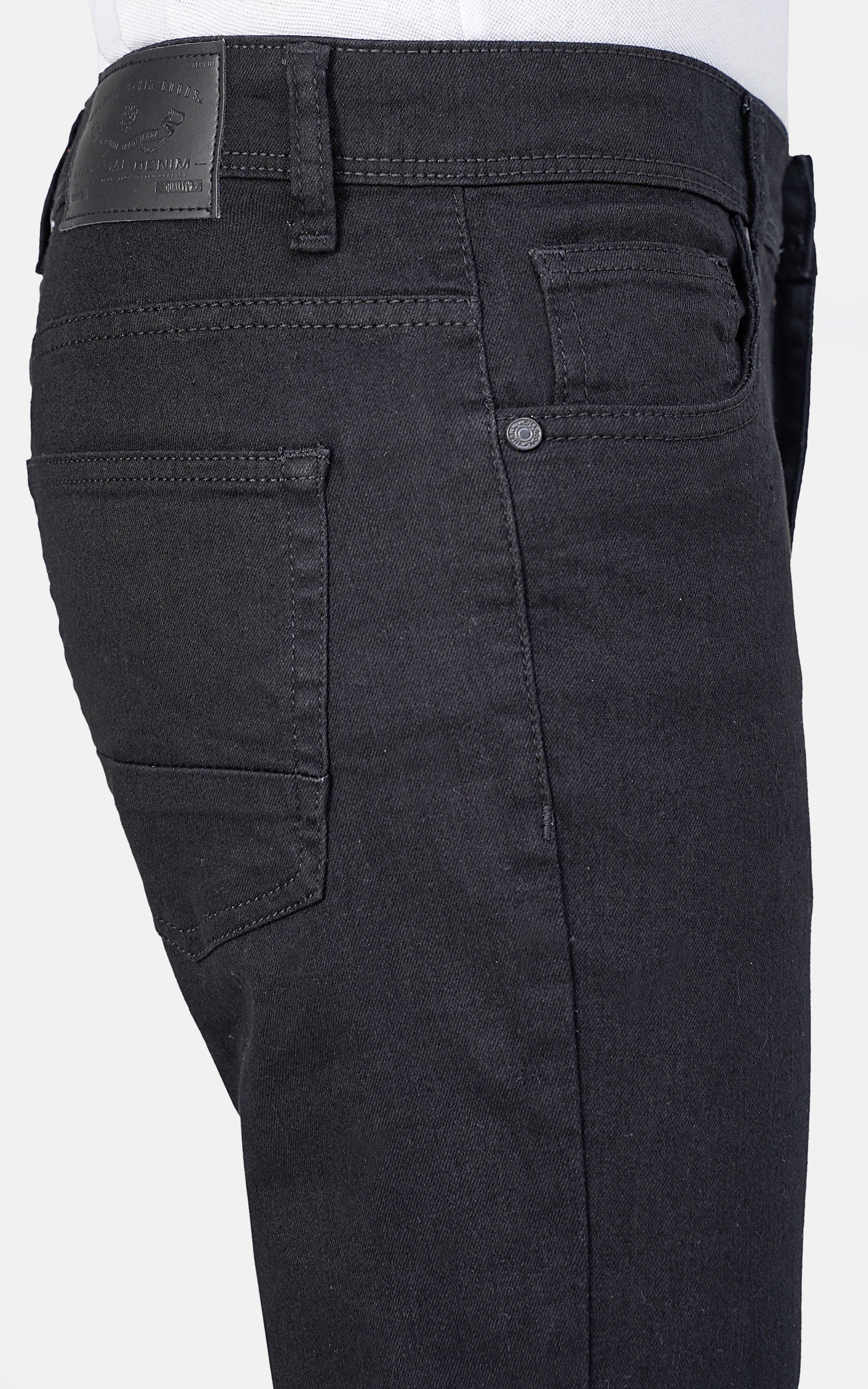 SKINNY LEG DENIM JEANS BLACK - Image 4