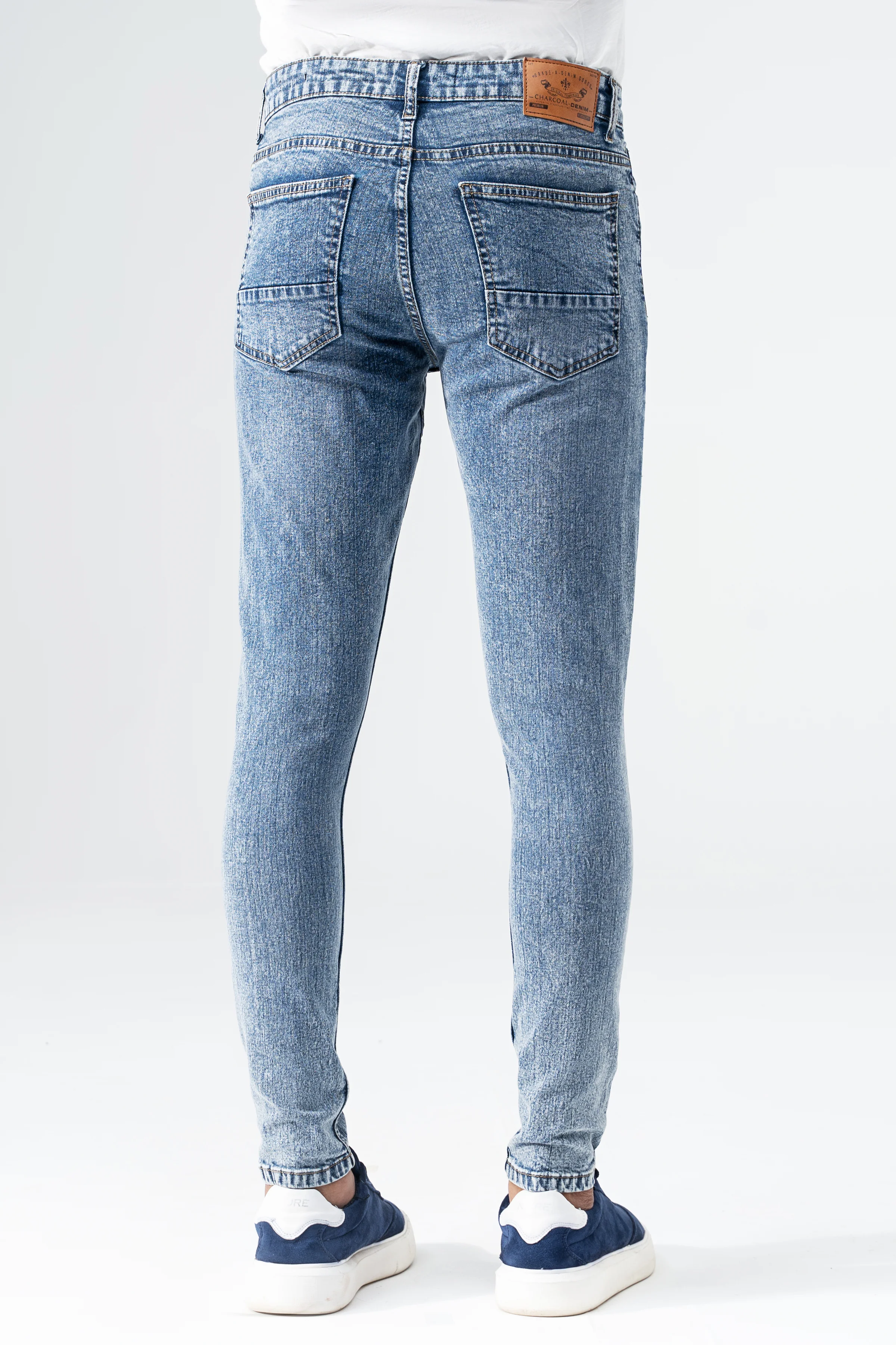 SKINNY LEG DENIM  JEANS LIGHT BLUE - Image 3