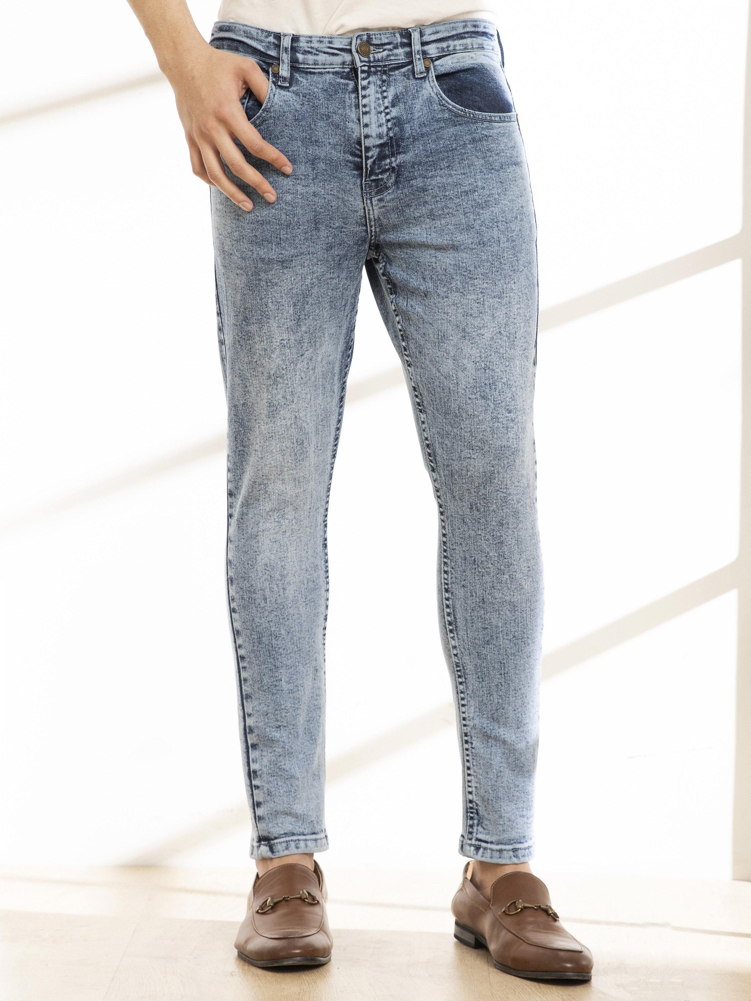 SKINNY LEG JEANS LIGHT BLUE - Image 2