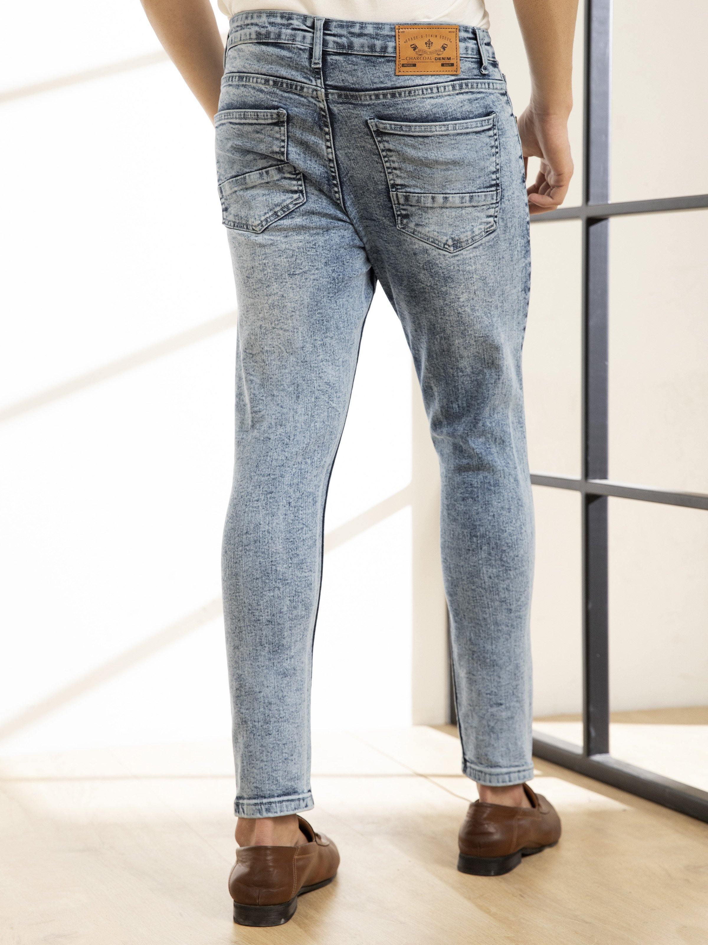 SKINNY LEG JEANS LIGHT BLUE - Image 3