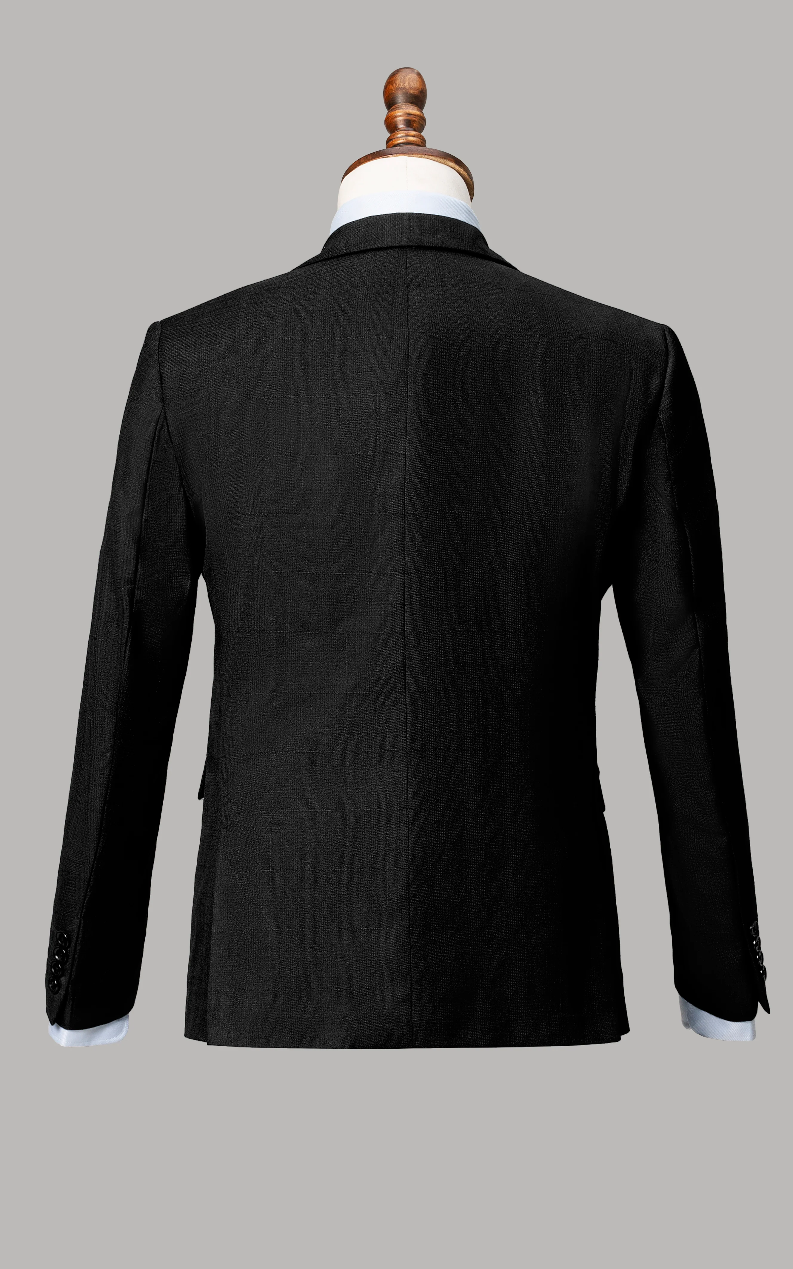 SLIM FIT 2 PIECE SUIT BLACK - Image 6