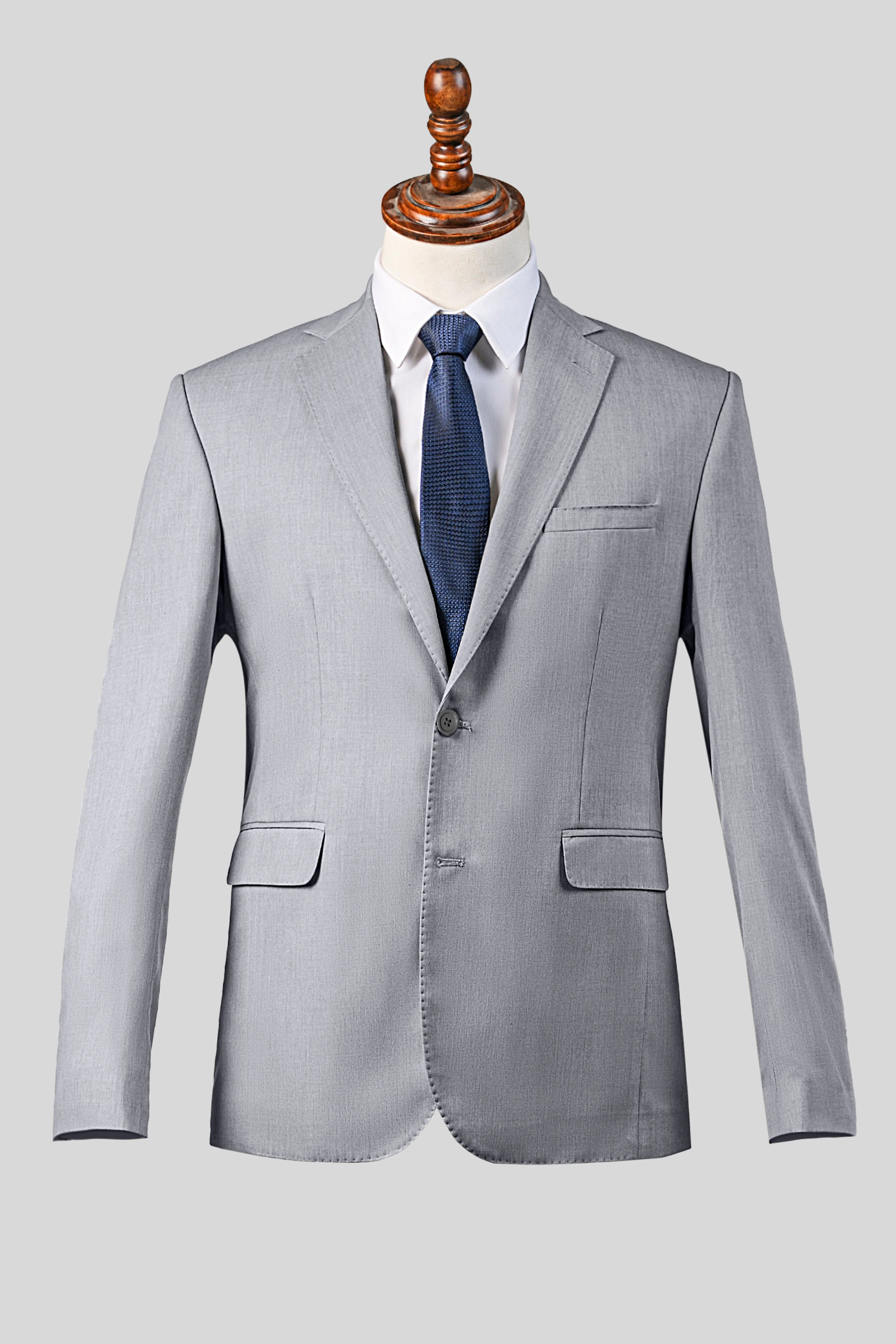 SLIM FIT 2 PIECE SUIT GREY - Image 16