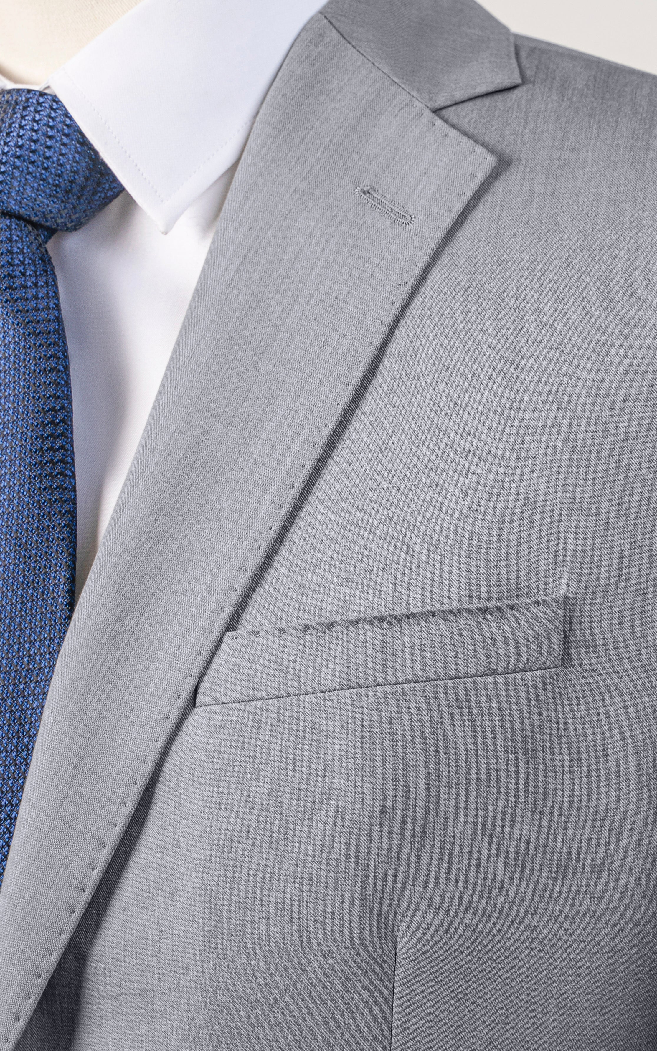 SLIM FIT 2 PIECE SUIT GREY - Image 17