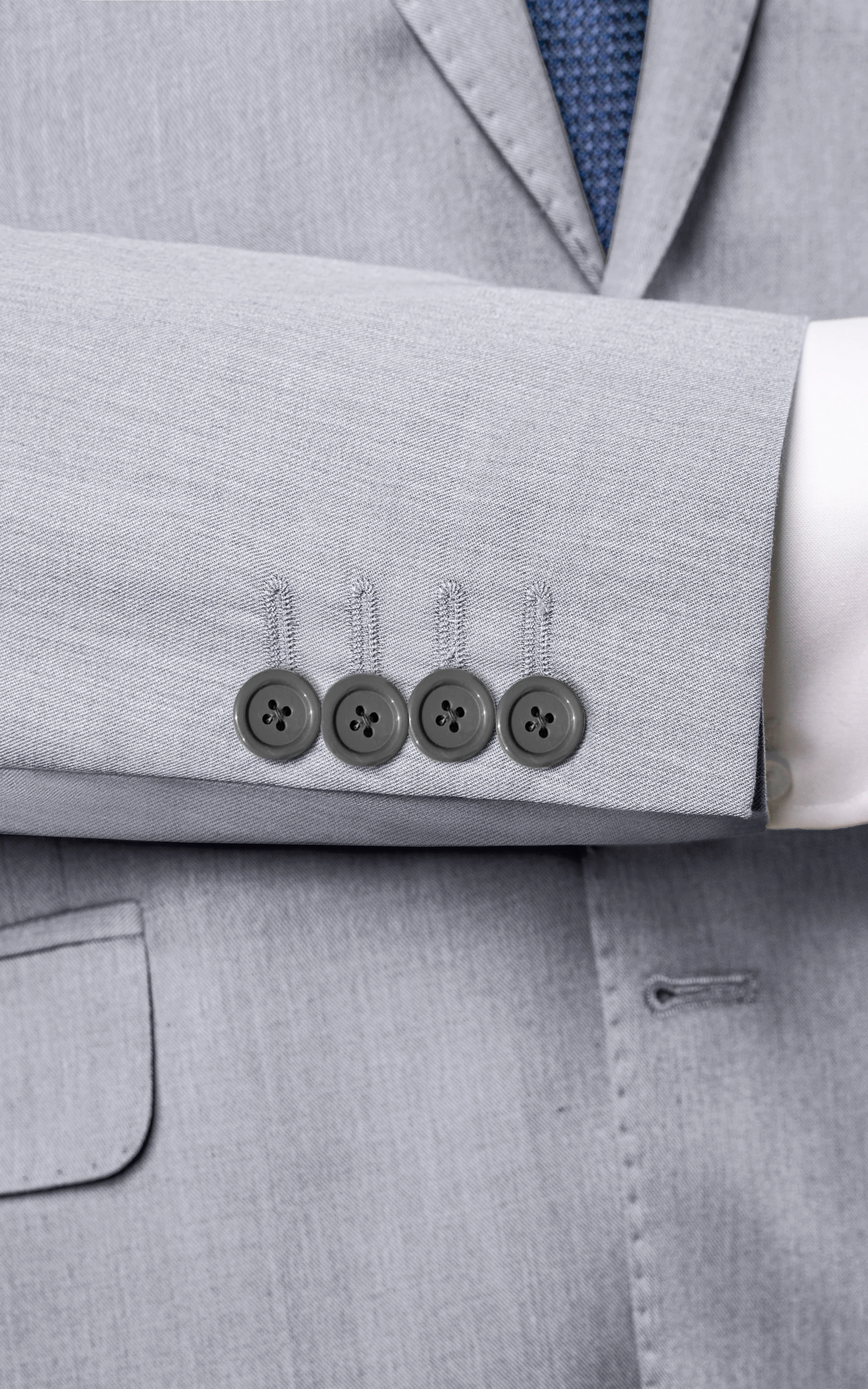 SLIM FIT 2 PIECE SUIT GREY - Image 4
