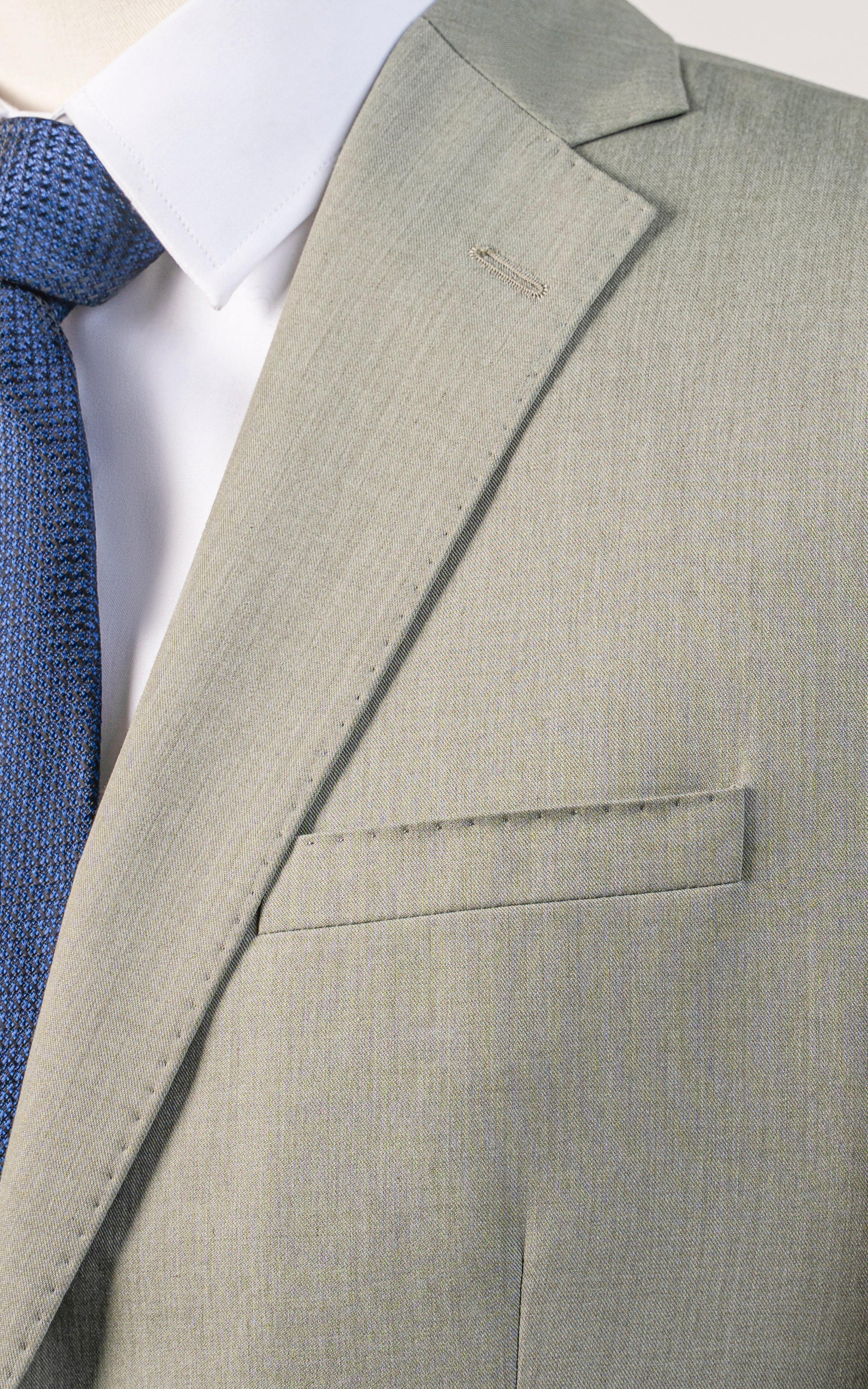 SLIM FIT 2 PIECE SUIT LEMON GRASS - Image 3