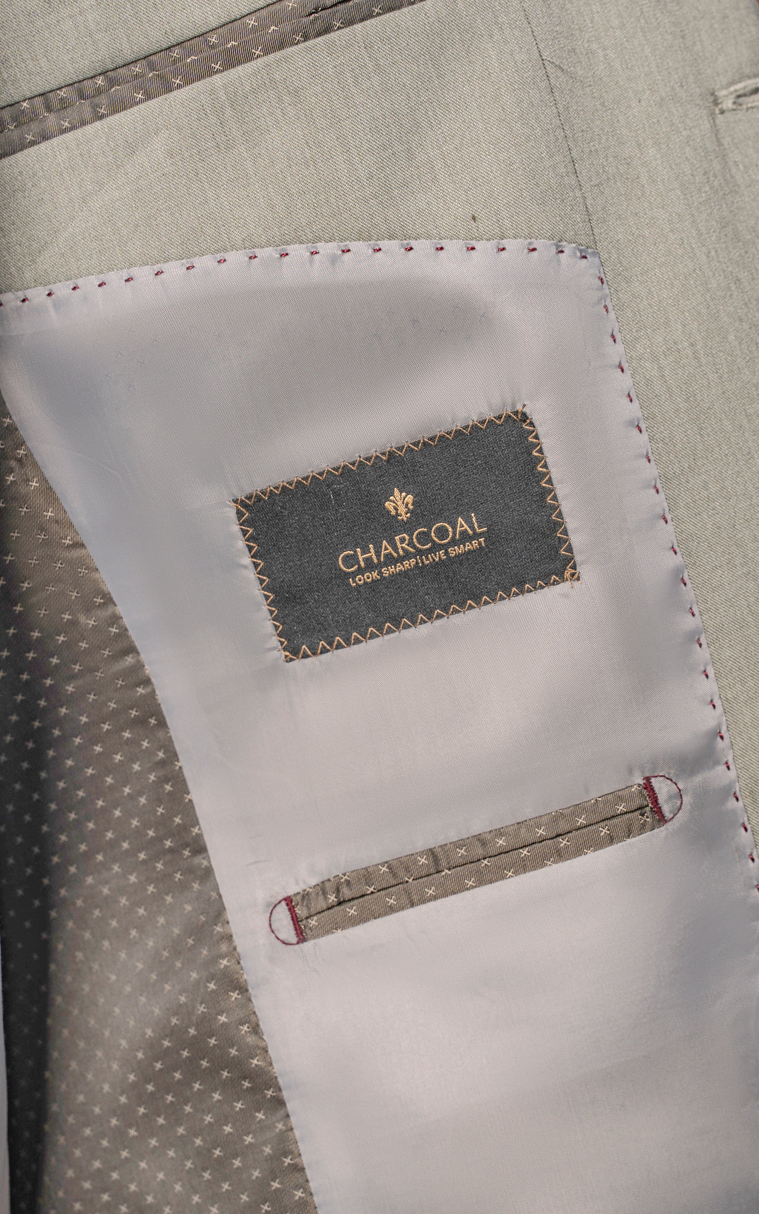 SLIM FIT 2 PIECE SUIT LEMON GRASS - Image 5