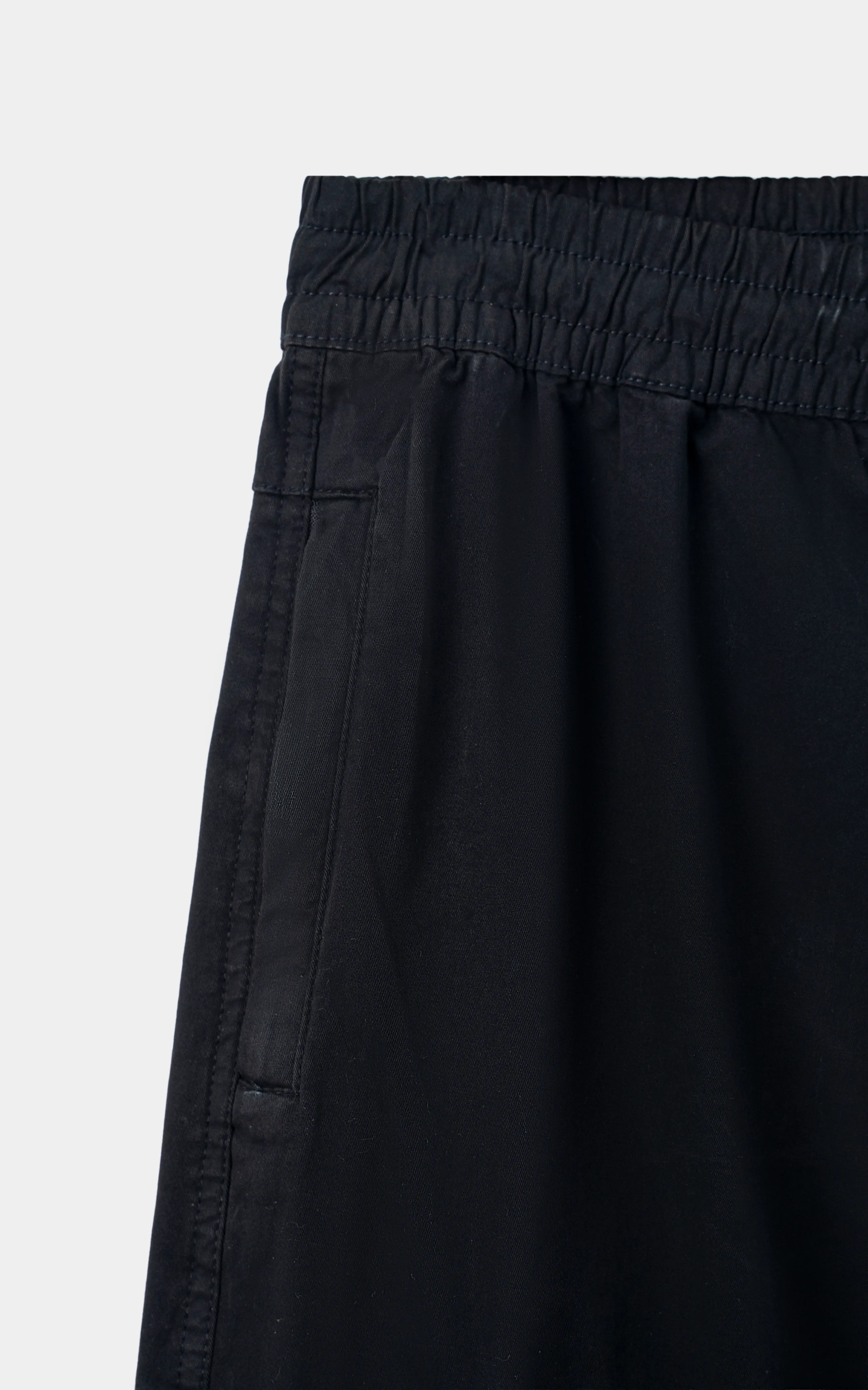 SLIM FIT CARGO TROUSER BLACK - Image 3