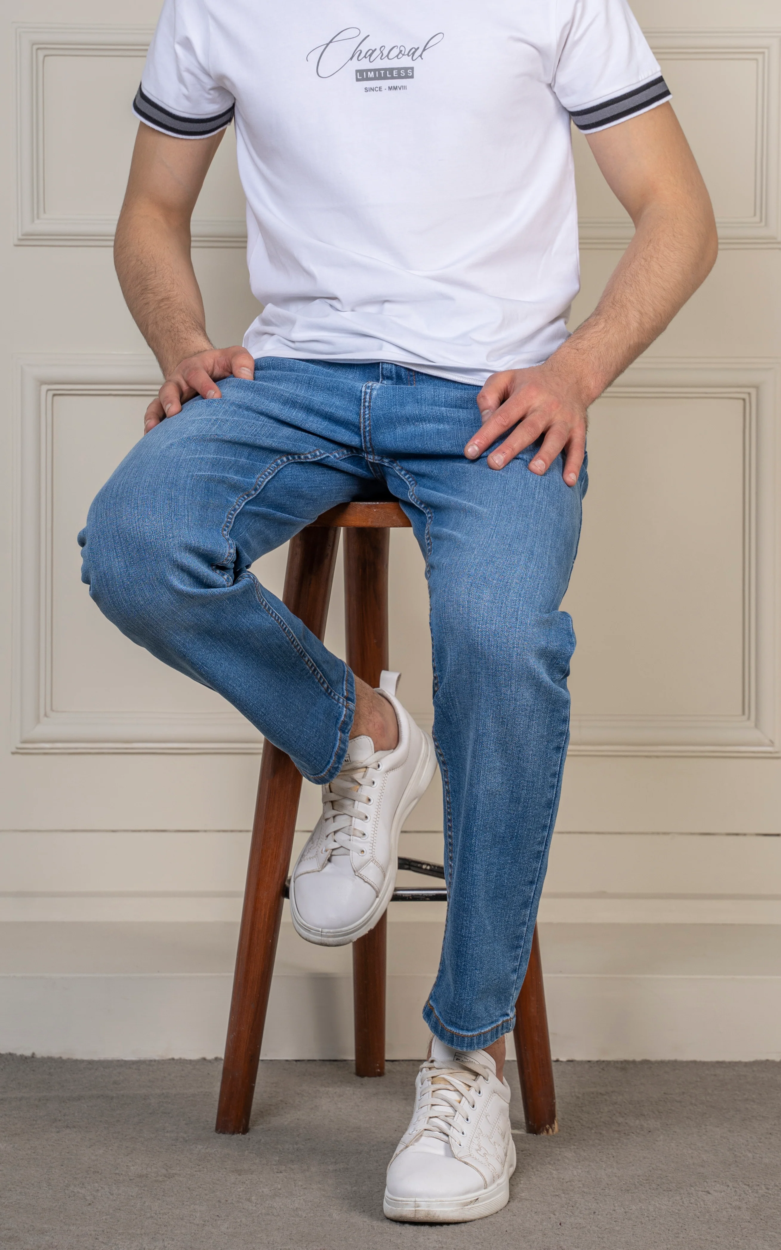 SLIM FIT JEAN LIGHT BLUE - Image 3