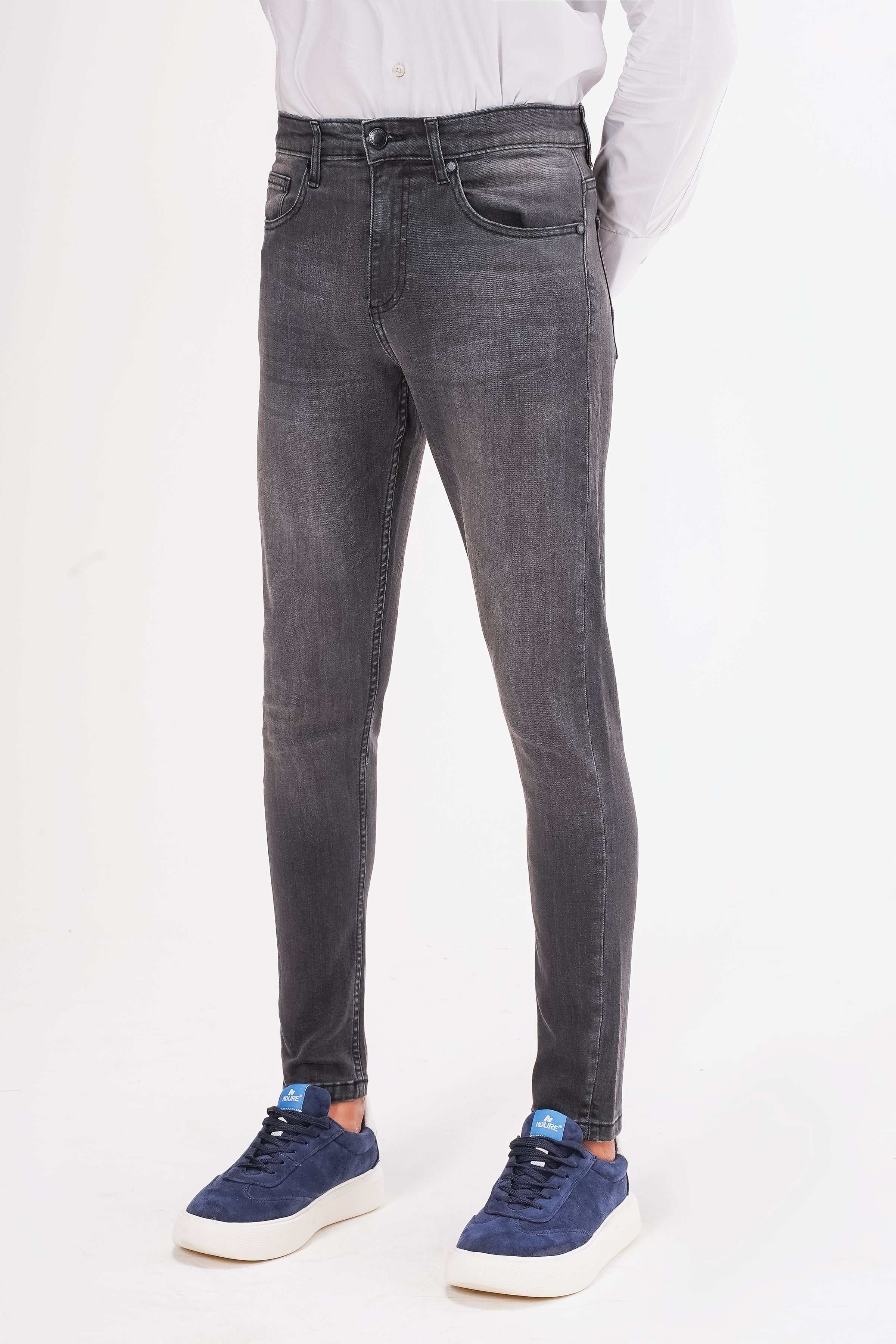 SLIM LEG JEAN DARK GREY - Image 3
