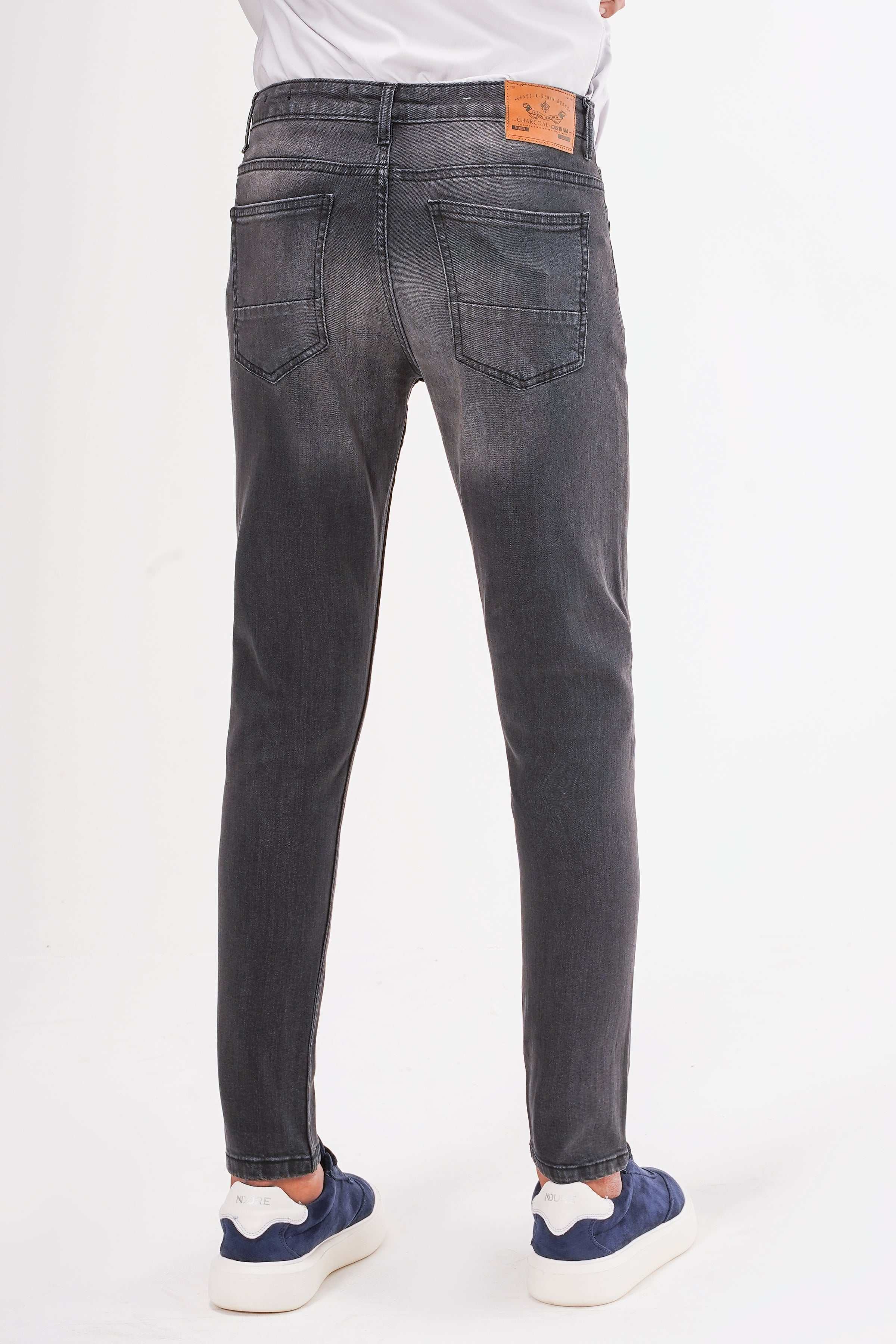 SLIM LEG JEAN DARK GREY - Image 4