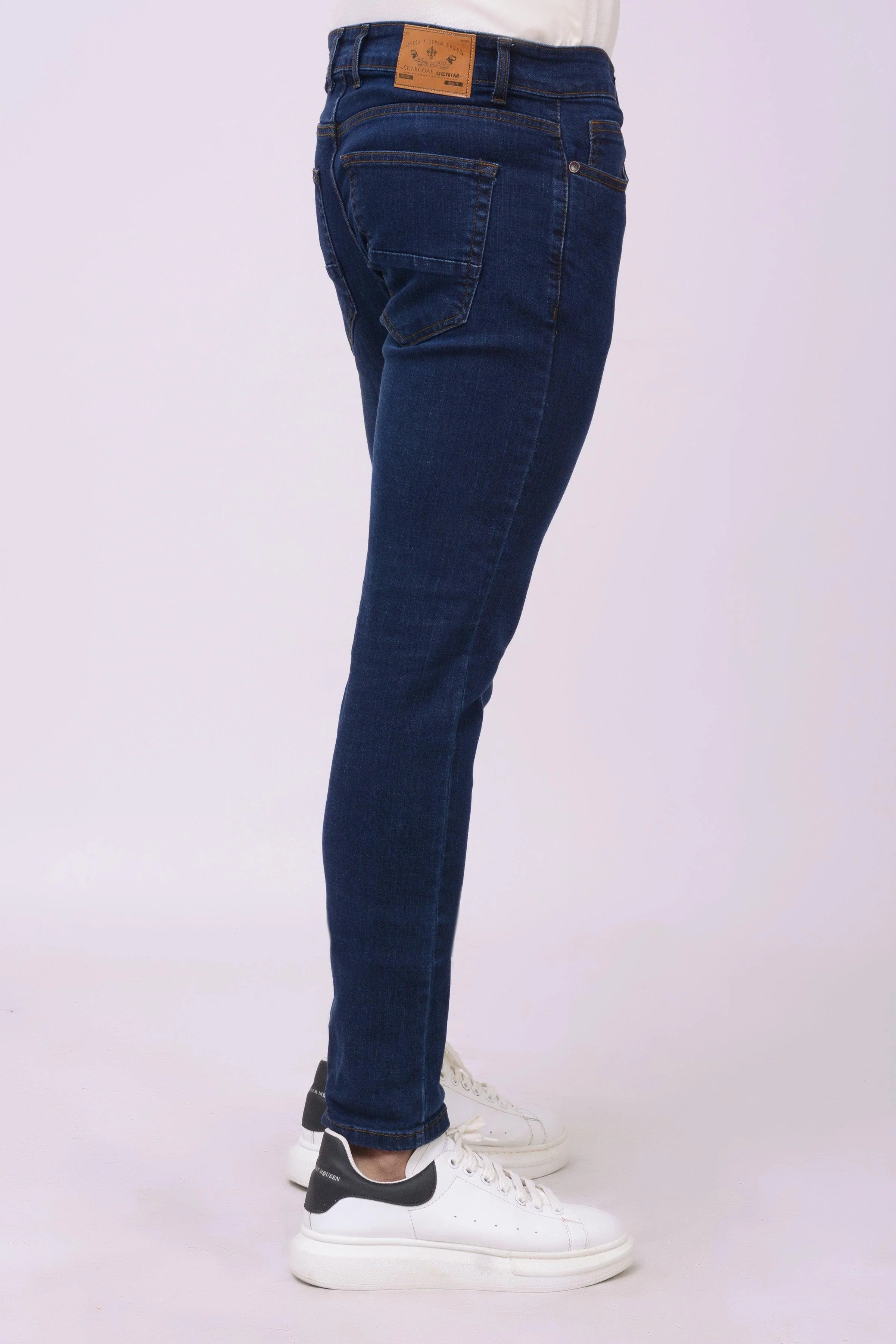 SLIM LEG JEANS MID BLUE - Image 3