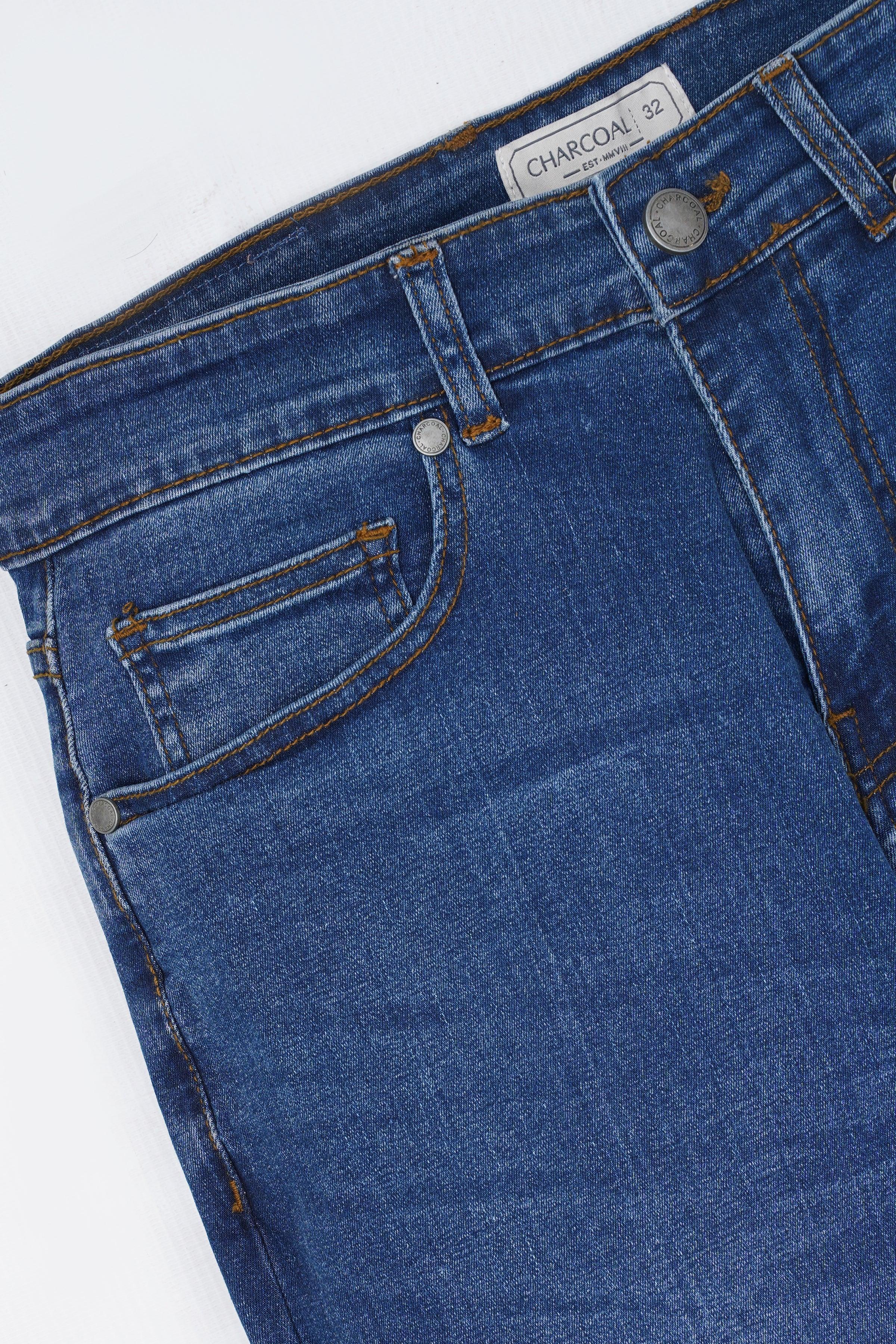 SLIM LEG JEANS MID BLUE - Image 2