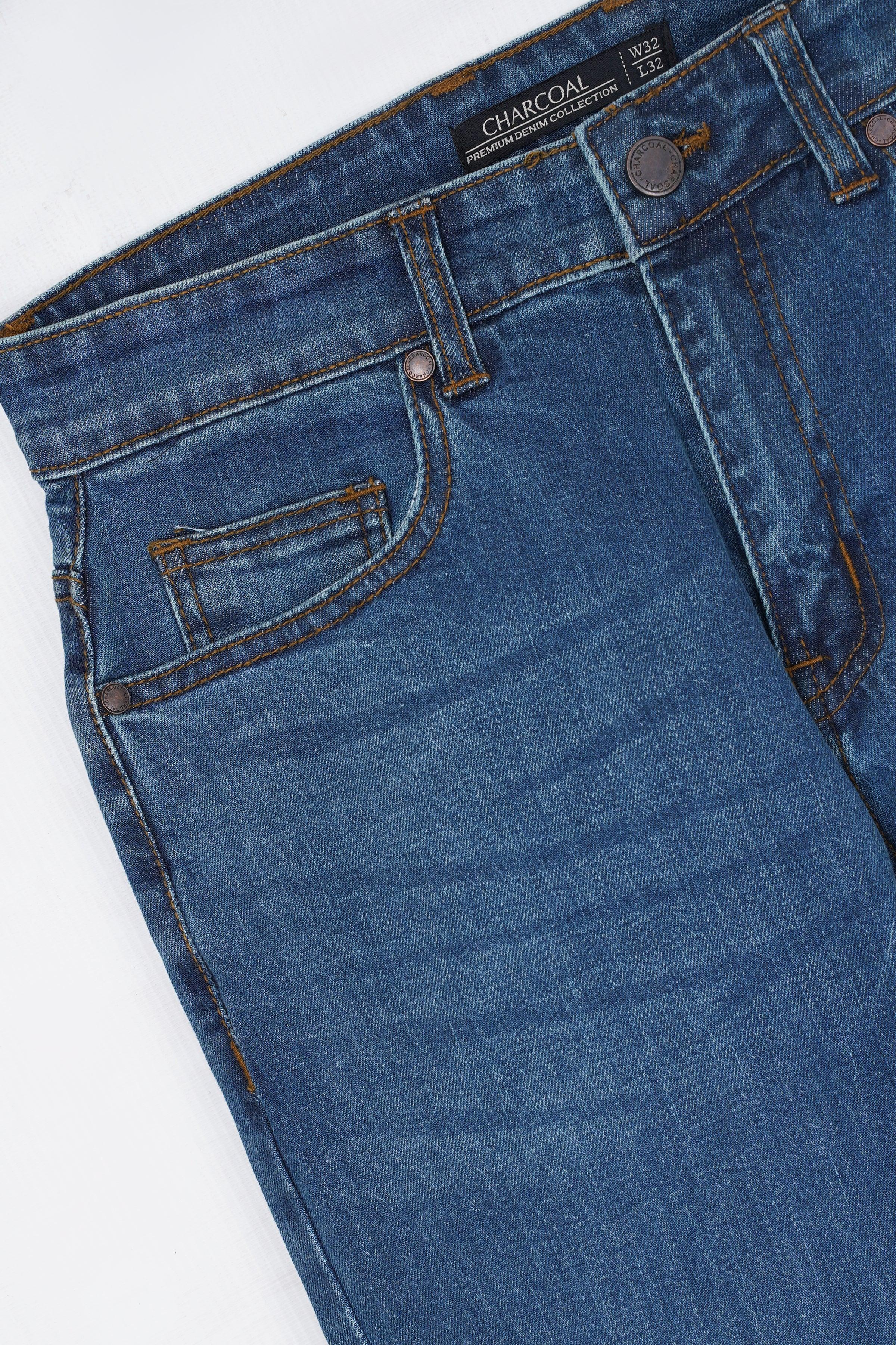 SLIM LEG JEANS MID BLUE - Image 2