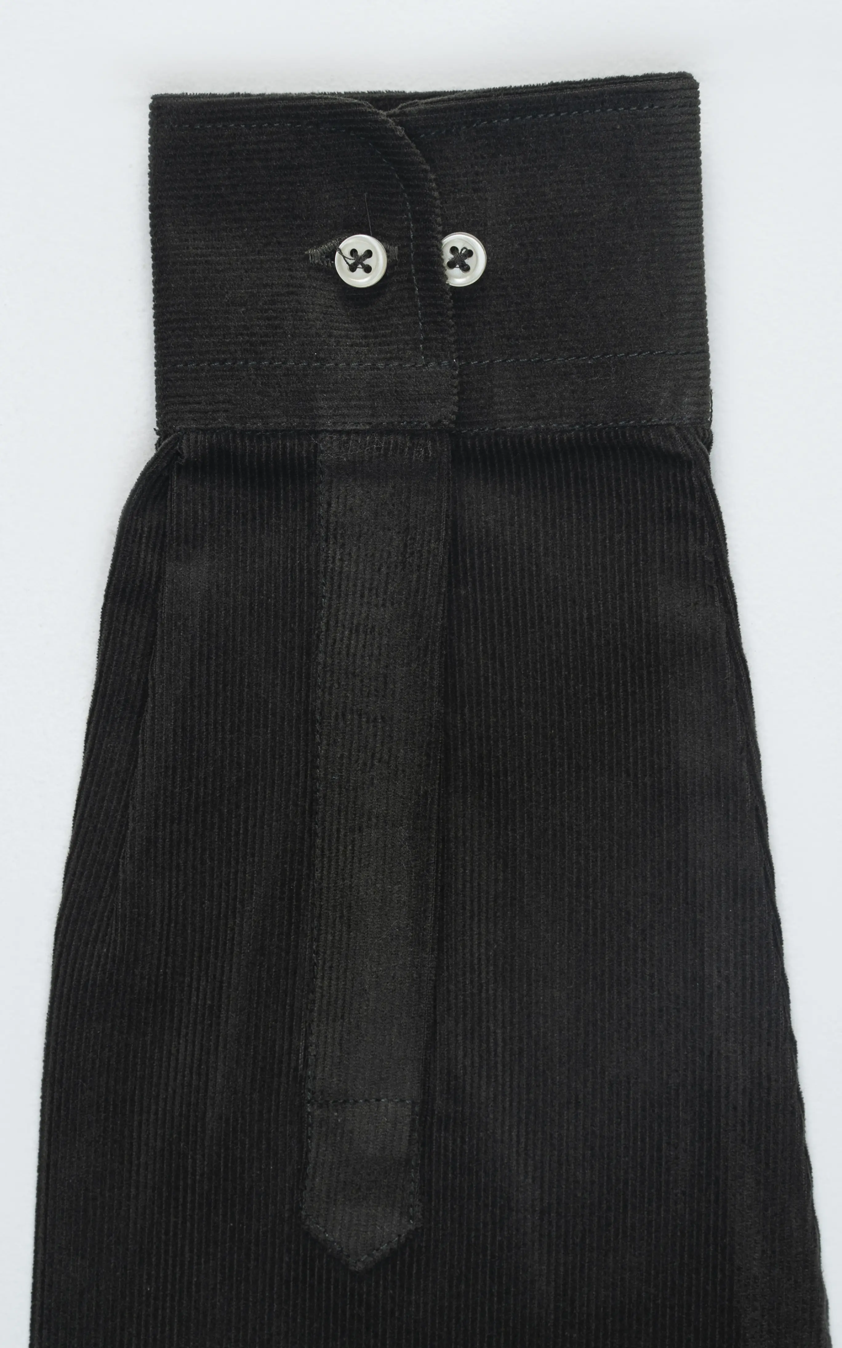 SMART CORDUROY SHIRT DARK GREEN - Image 4