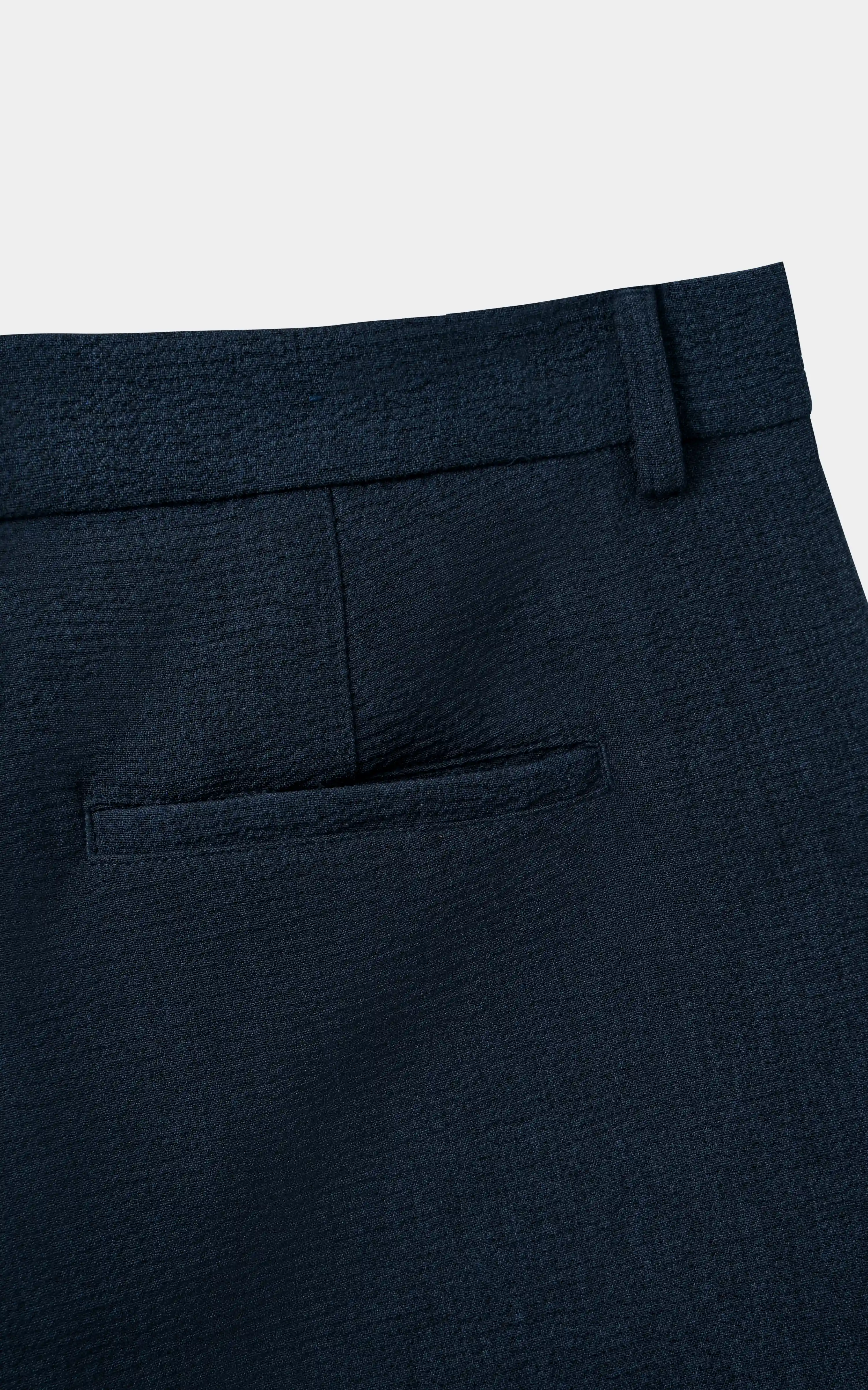 SMART FIT CASUAL PANT NAVY - Image 4