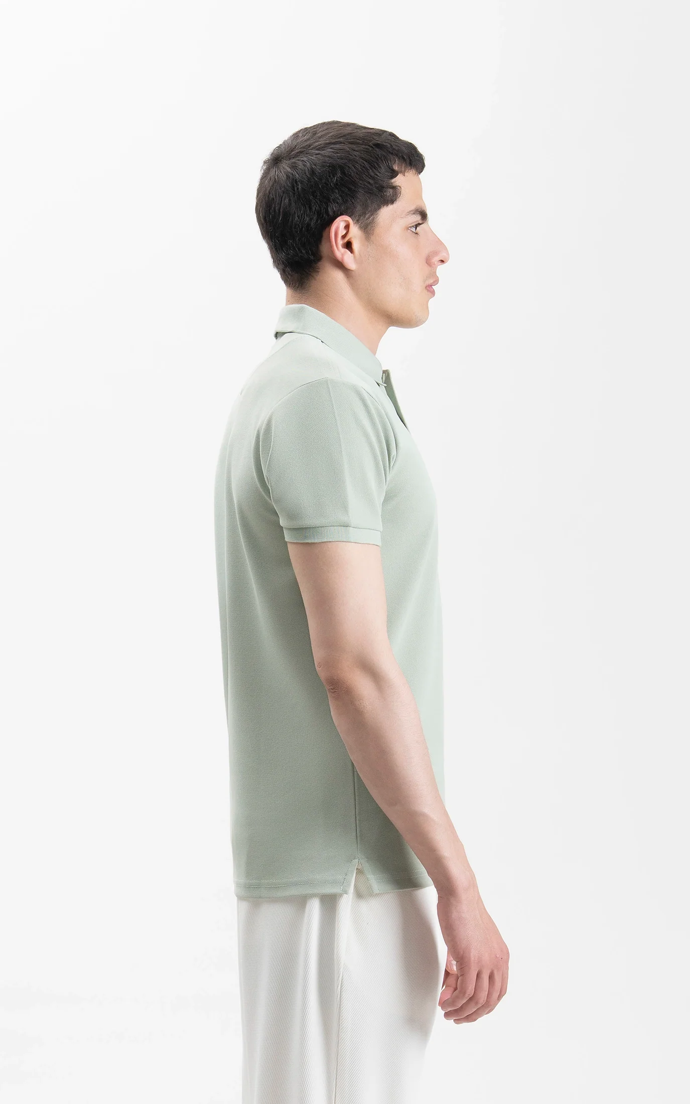SMART FIT CLASSIC POLO SHIRT AQUA GREEN - Image 5