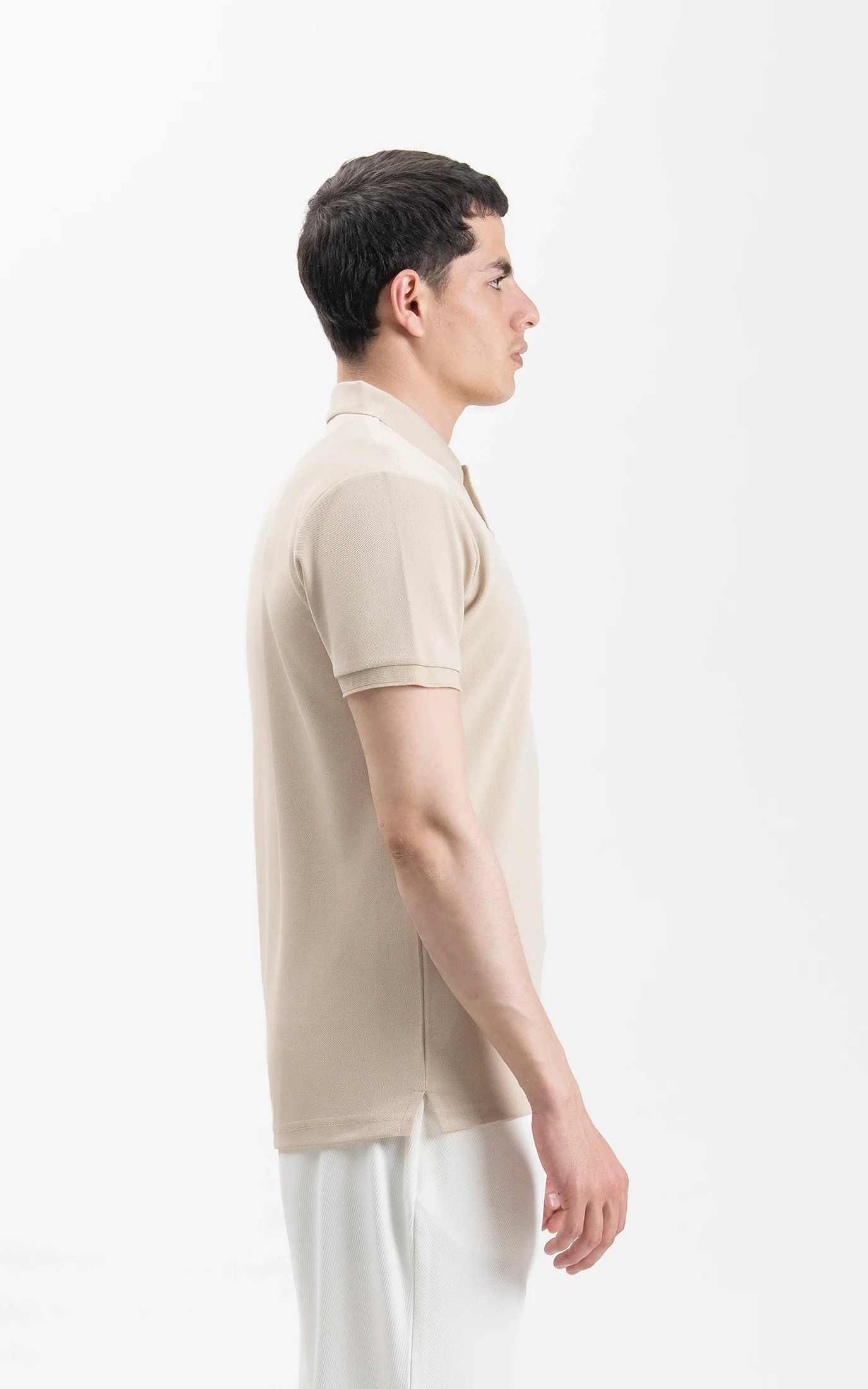 SMART FIT CLASSIC POLO SHIRT BEIGE - Image 5