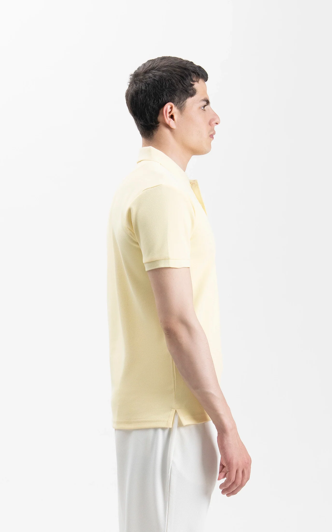 SMART FIT CLASSIC POLO SHIRT LIME YELLOW - Image 6