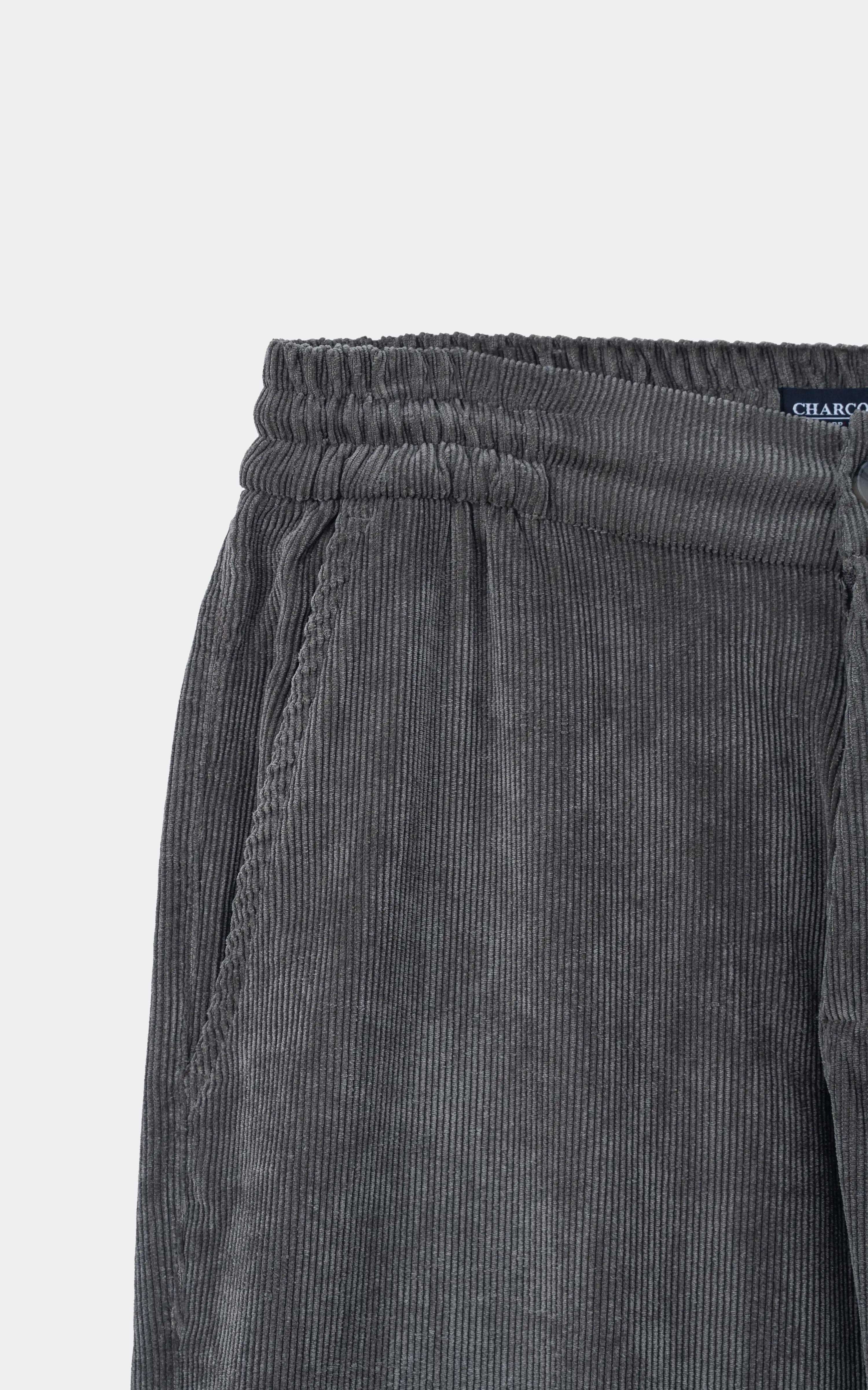 SMART FIT CORDUROY JOGGER TROUSER OLIVE - Image 2