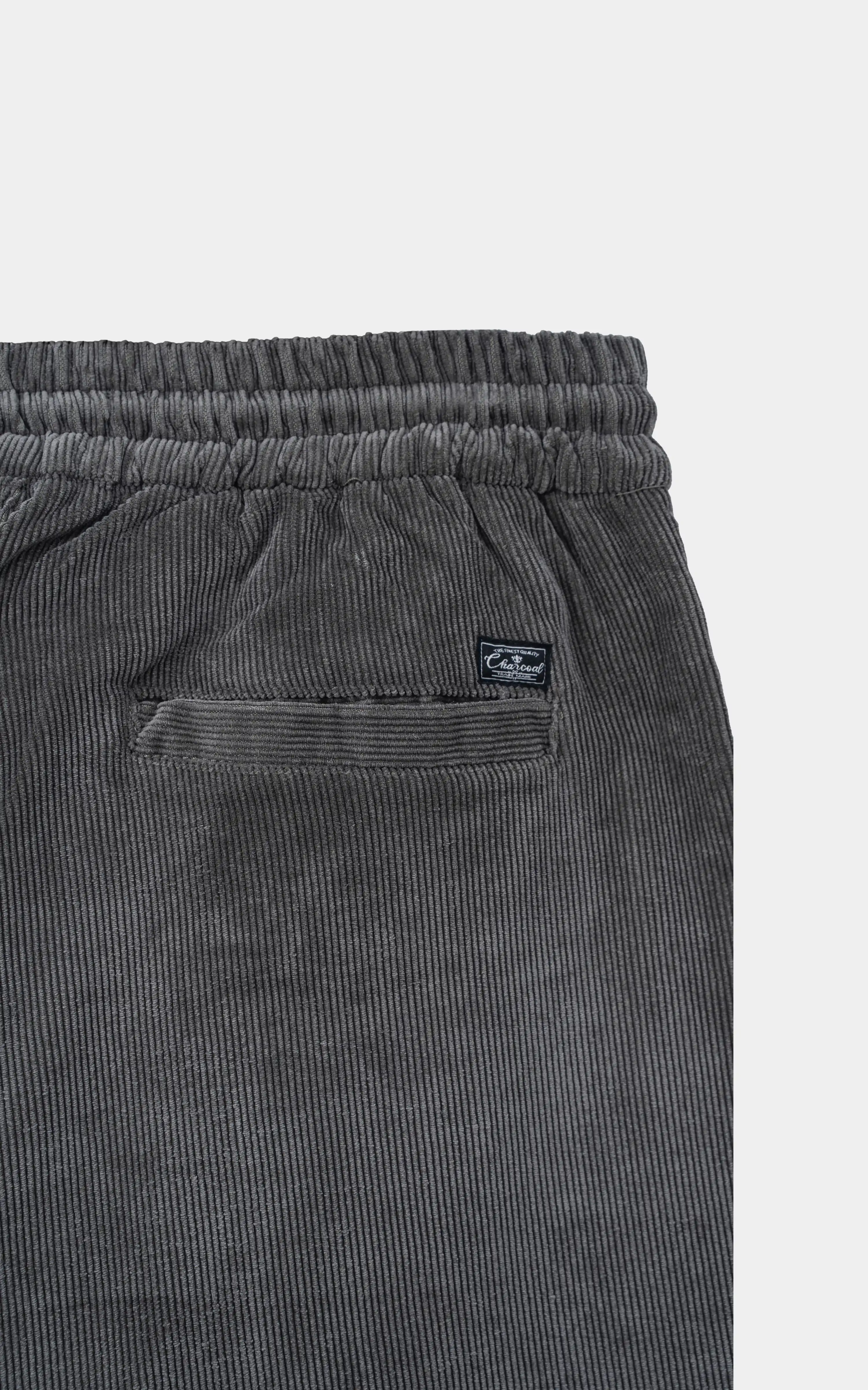 SMART FIT CORDUROY JOGGER TROUSER OLIVE - Image 4