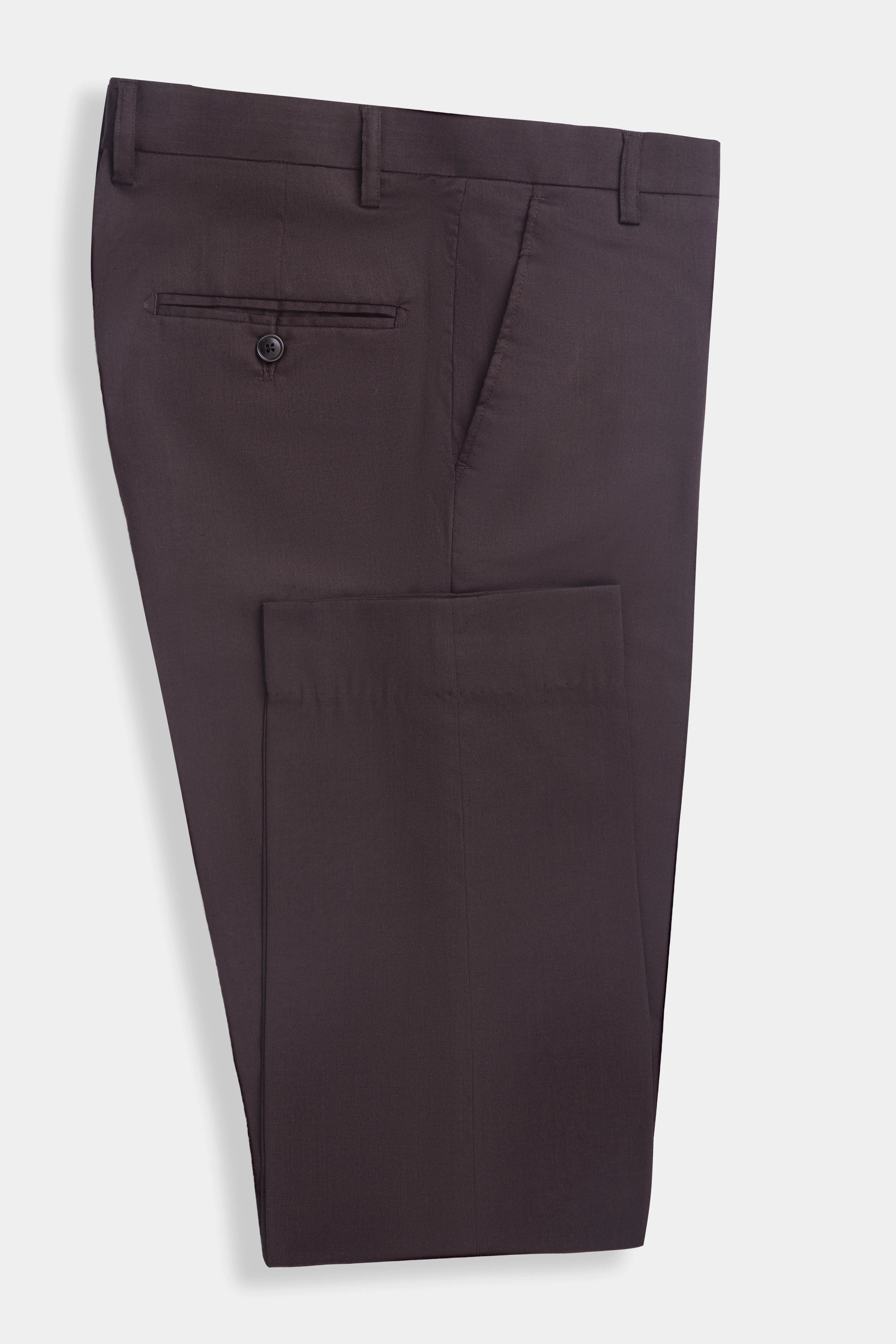 Smart Fit Dark Brown Dress Pant - Image 3