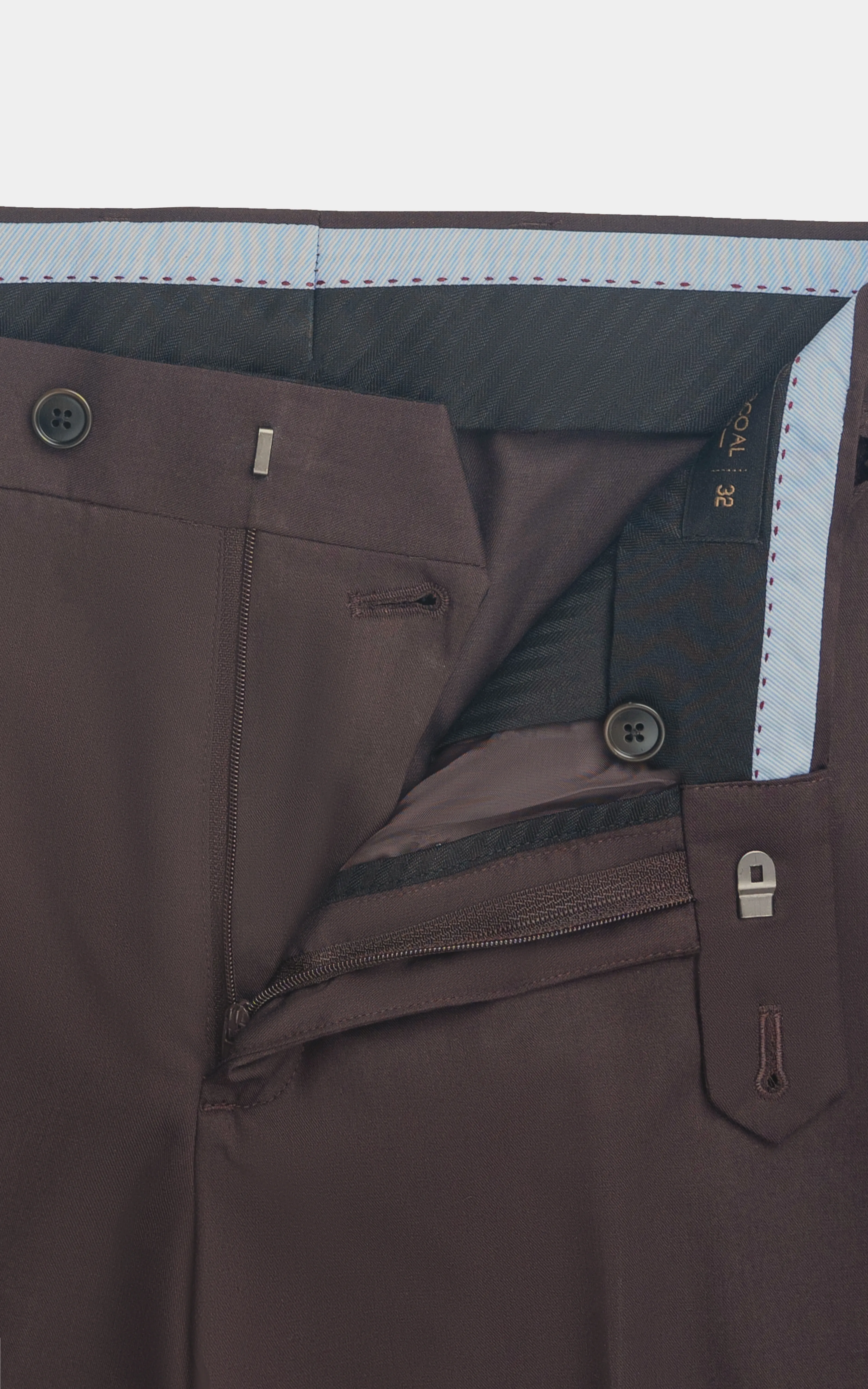 Smart Fit Dark Brown Dress Pant - Image 4