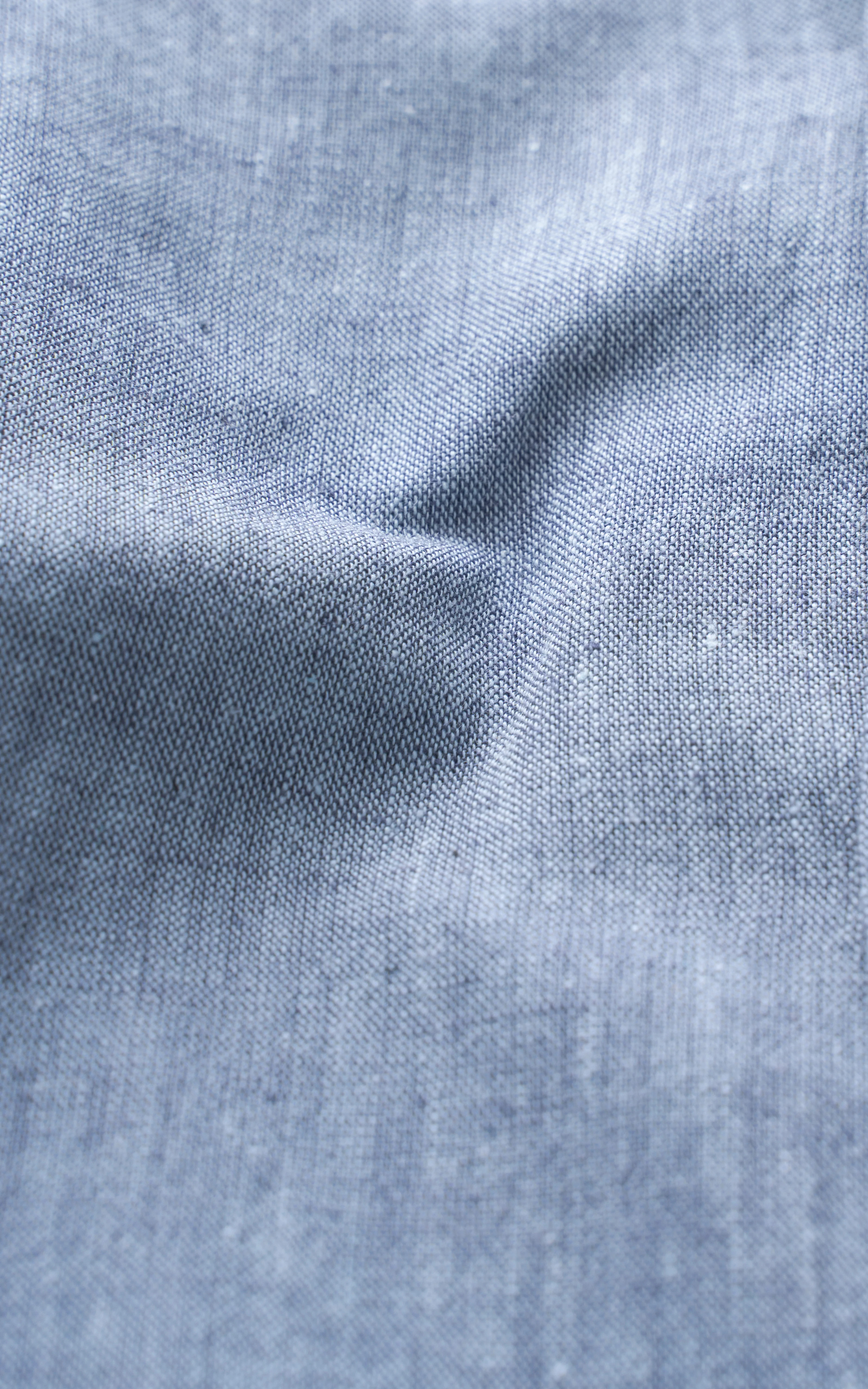 SMART FIT LINEN LIMITED EDITION SHIRT BLUE MELANGE - Image 3