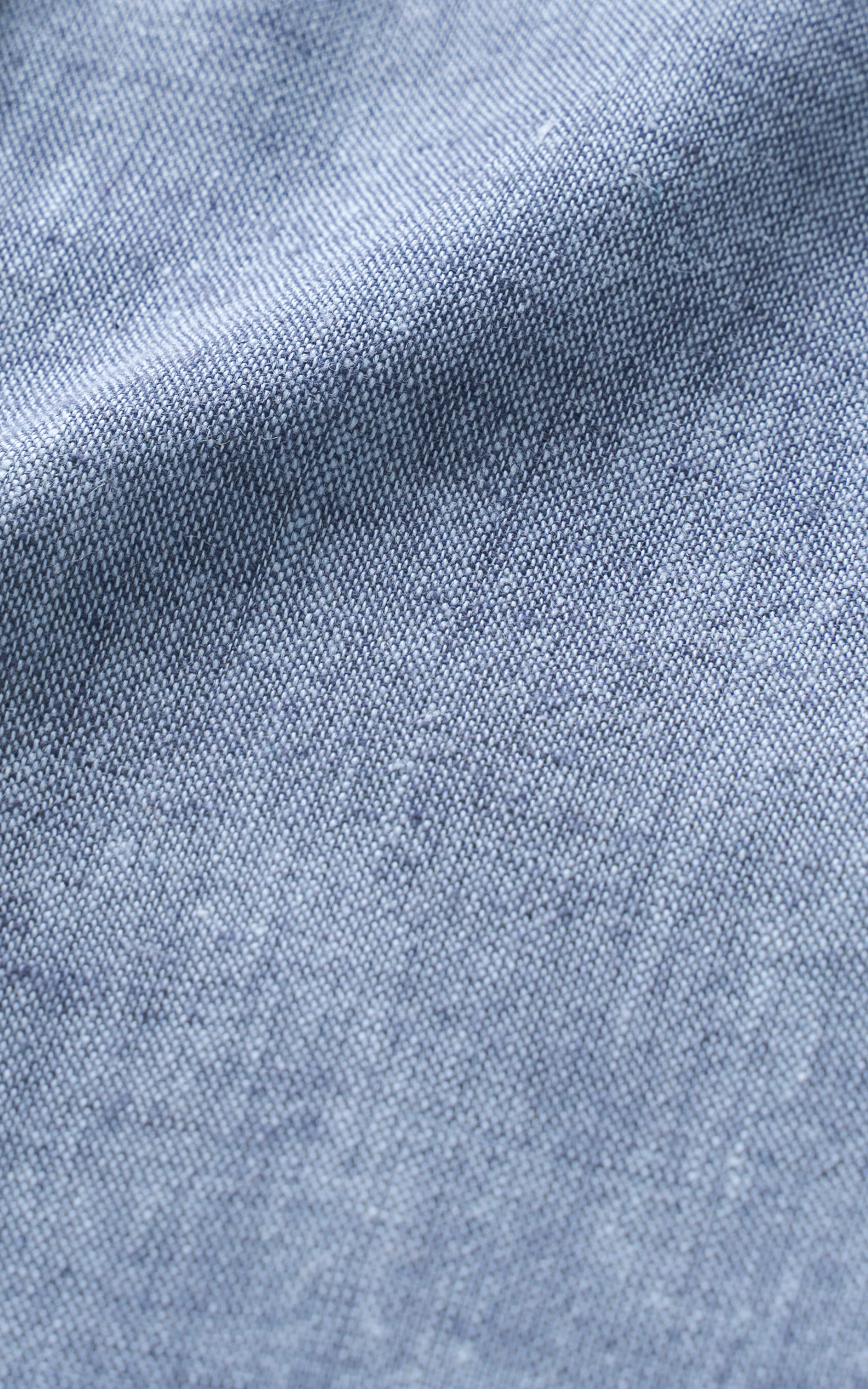 SMART FIT LINEN LIMITED EDITION SHIRT BLUE MILANGE - Image 3