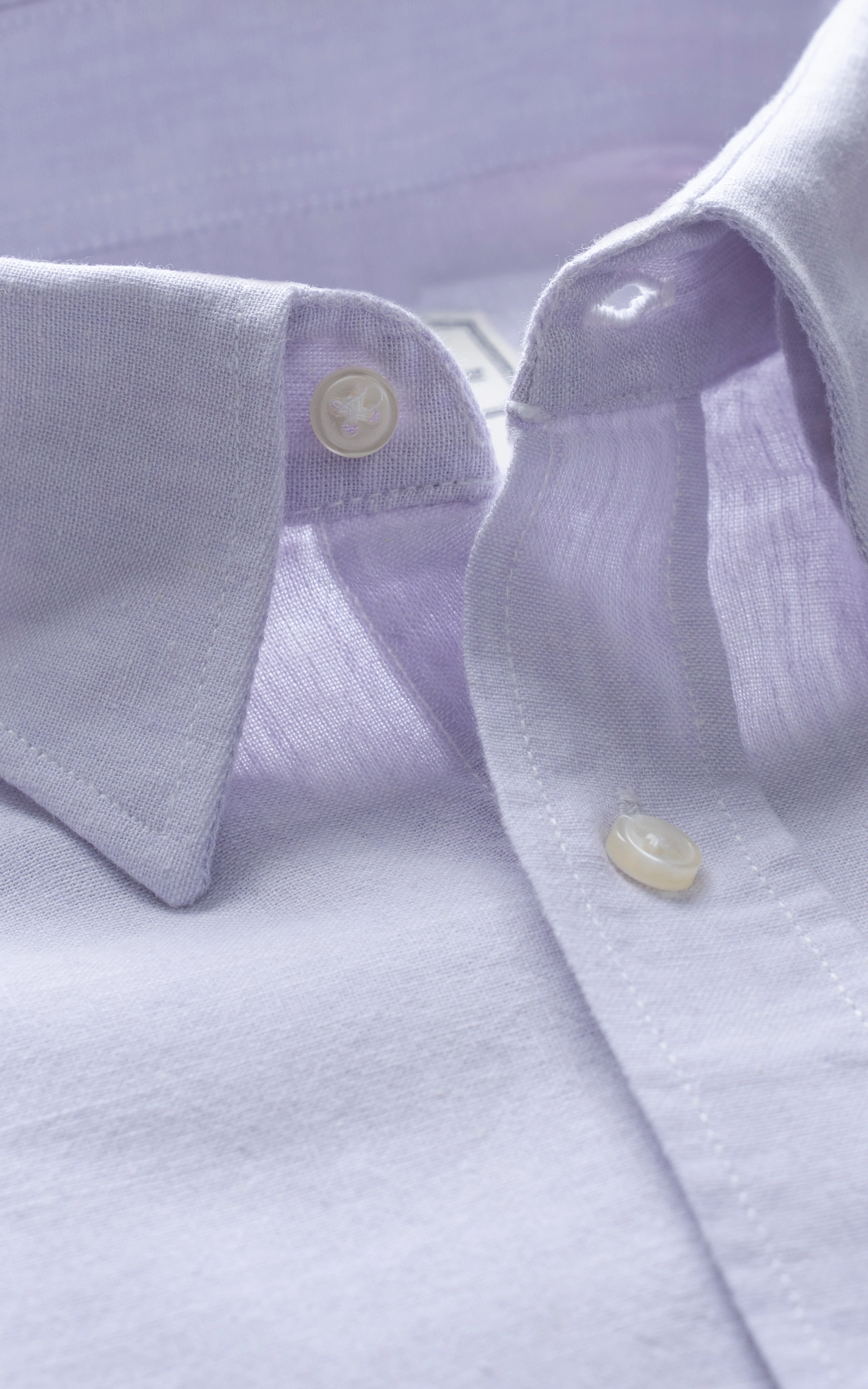 SMART FIT LINEN LIMITED EDITION SHIRT LIGHT PURPLE - Image 2