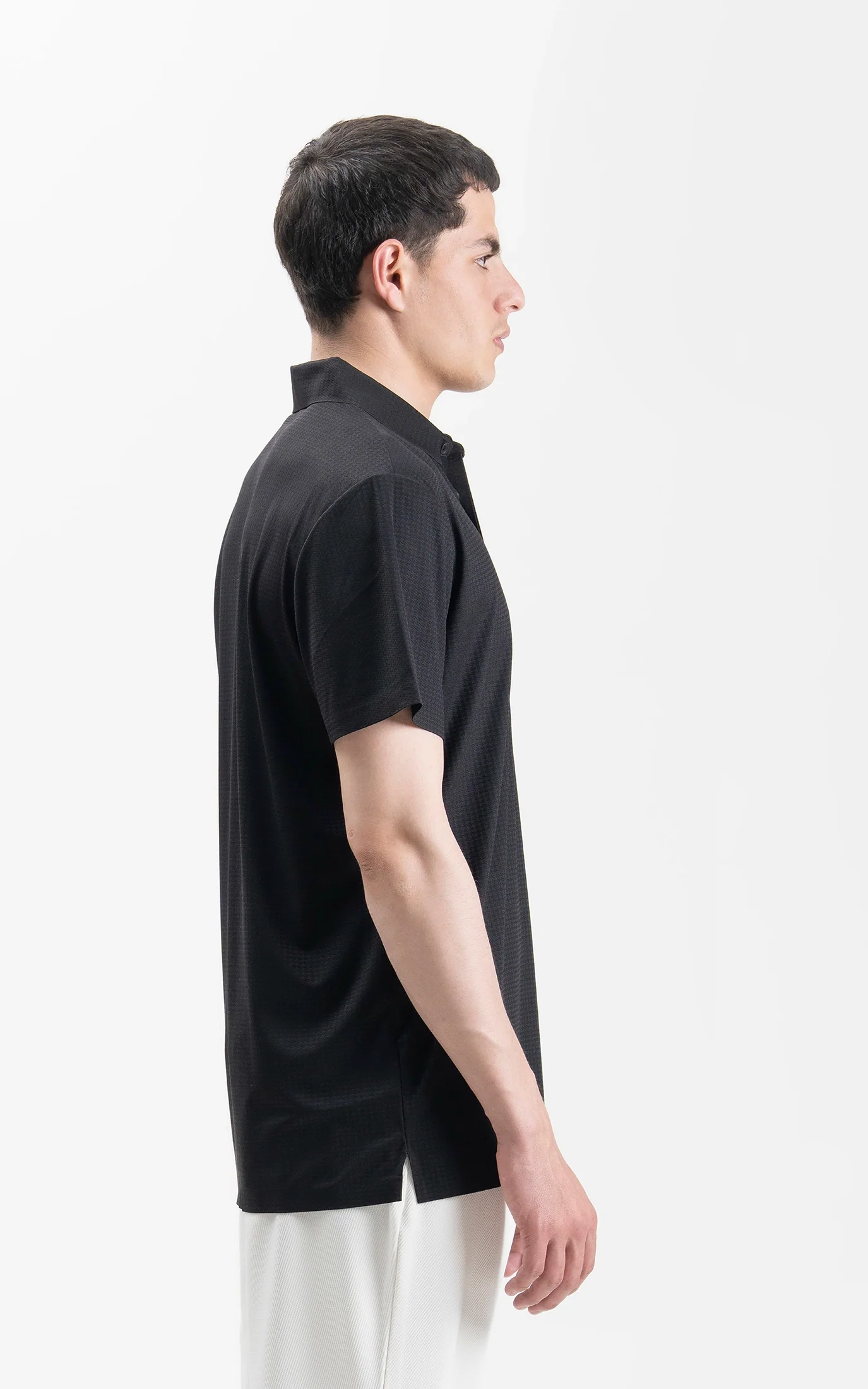 SMART FIT PREMIUM POLO SHIRT BLACK - Image 4