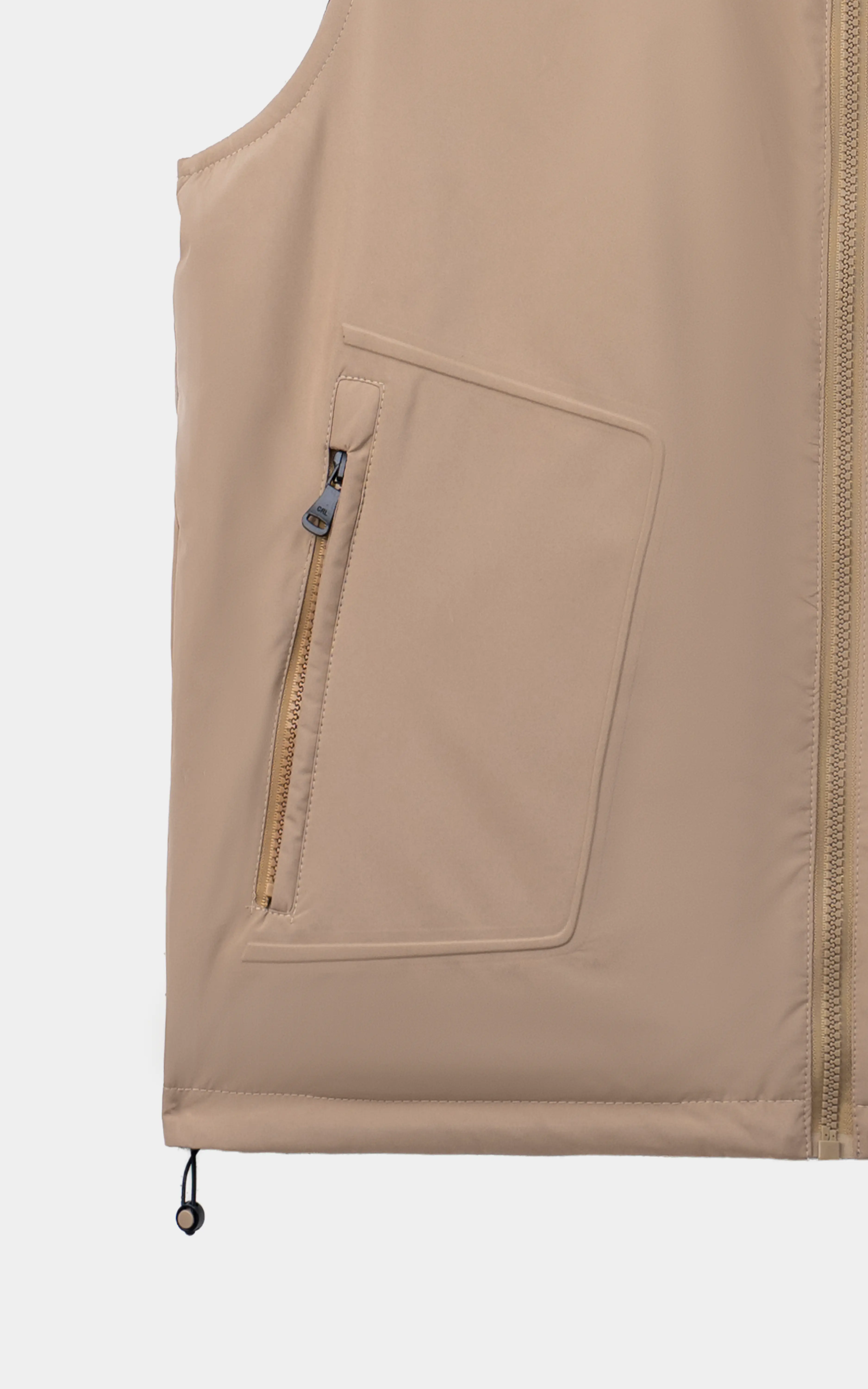 SMART FIT SLEEVELESS REVERSIBLE JACKET BEIGE GREY - Image 3