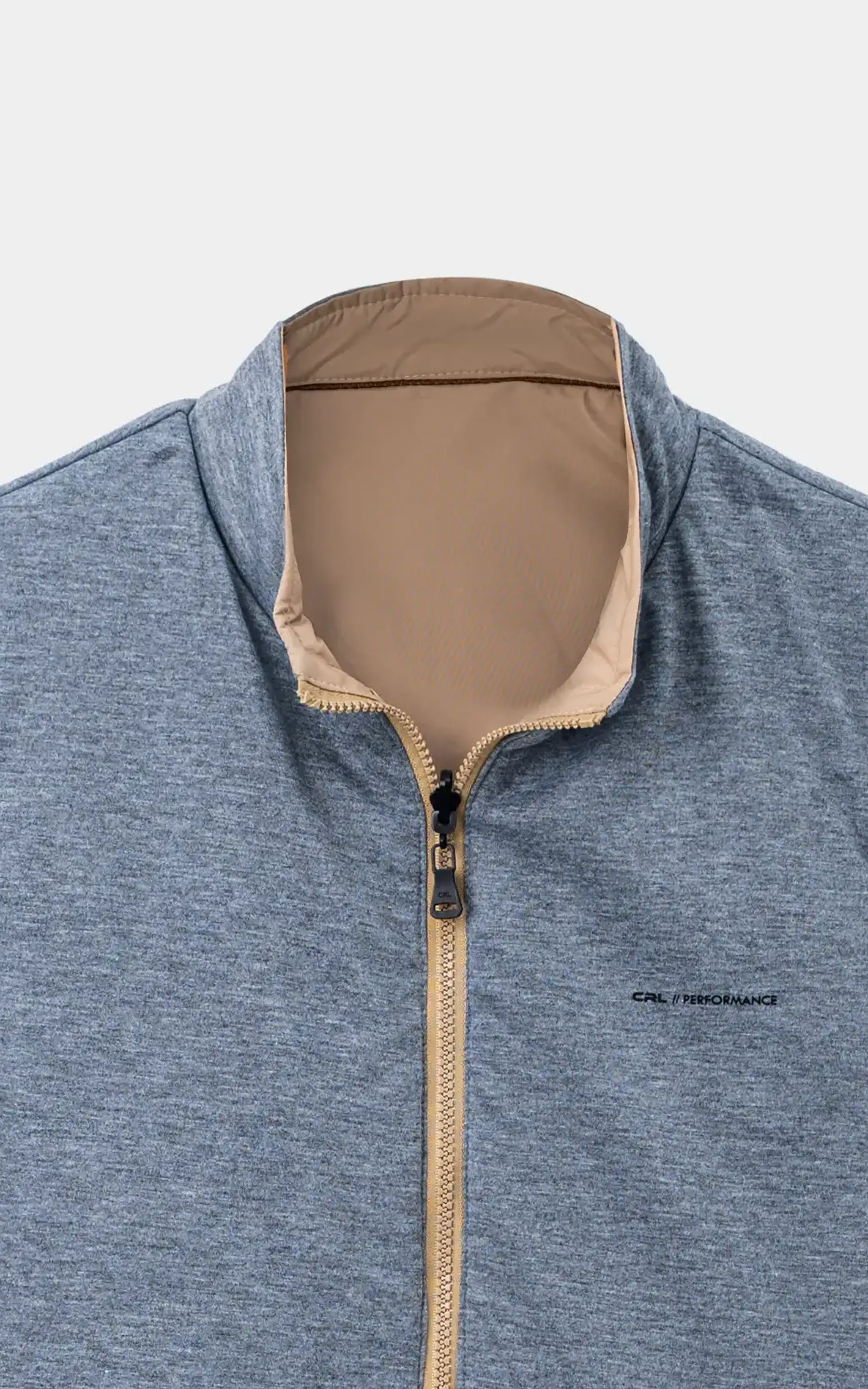 SMART FIT SLEEVELESS REVERSIBLE JACKET BEIGE GREY - Image 6