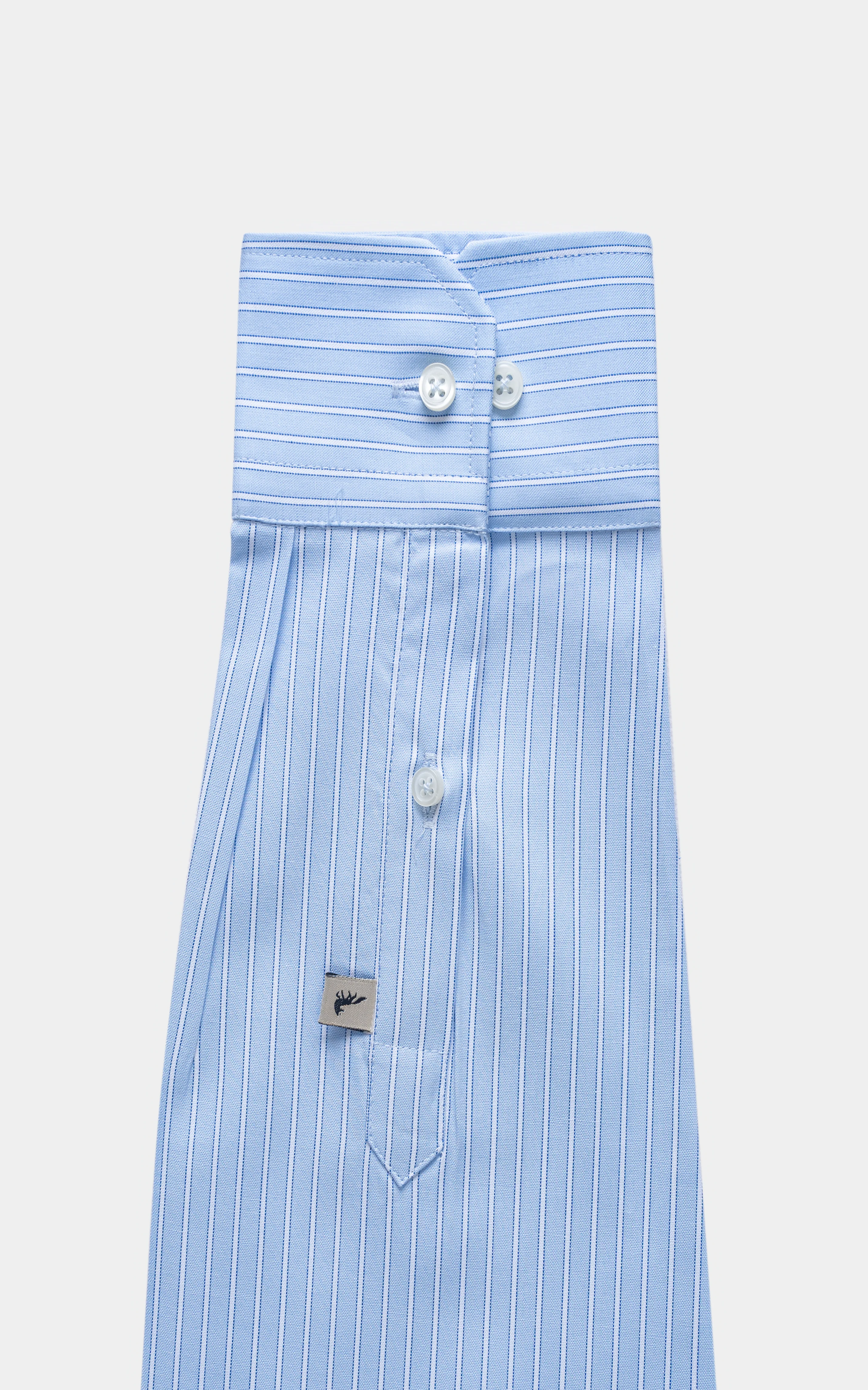 SMART FIT STRIPED SHIRT SKY WHITE LINE - Image 4