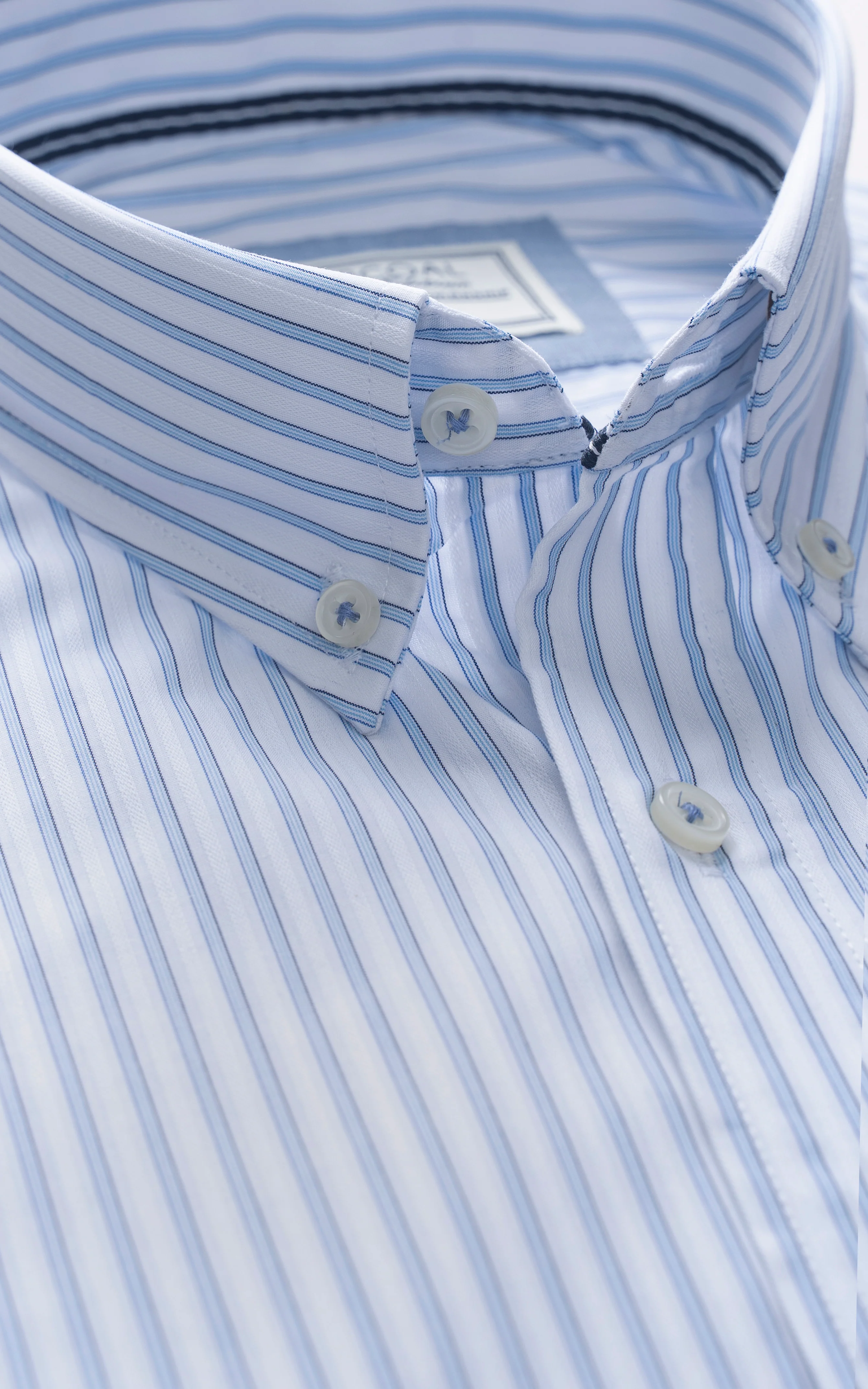 SMART FIT STRIPED SHIRT WHITE - Image 2