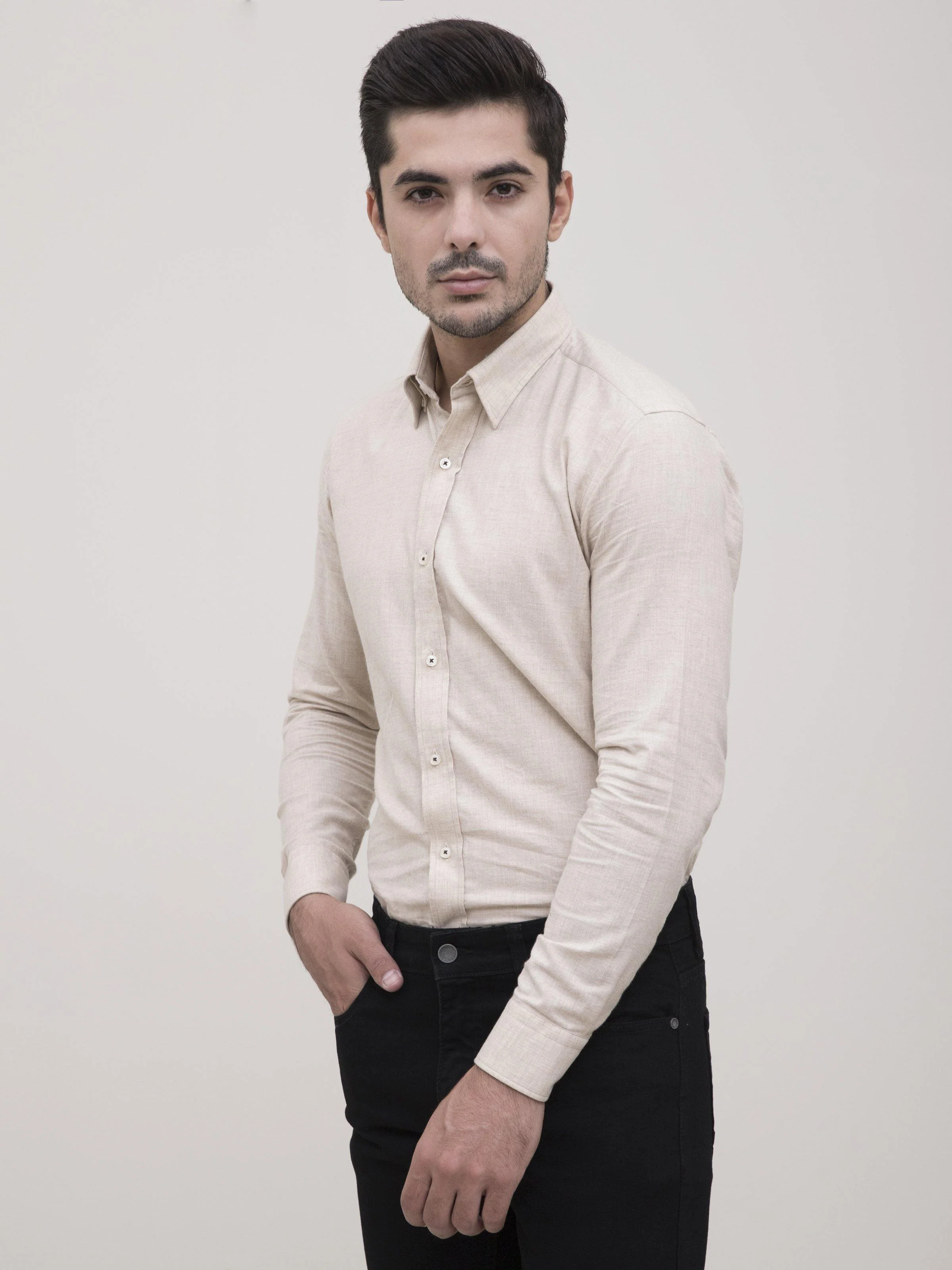 SMART SHIRT BEIGE - Image 2
