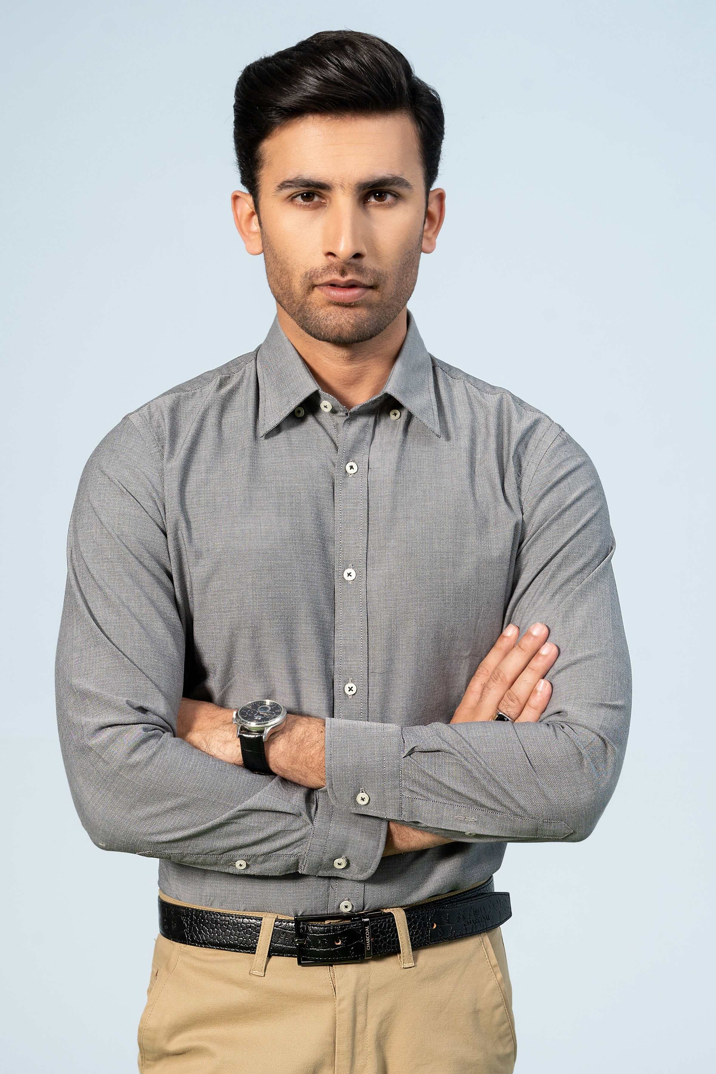 SMART SHIRT BLACK GREY - Image 3