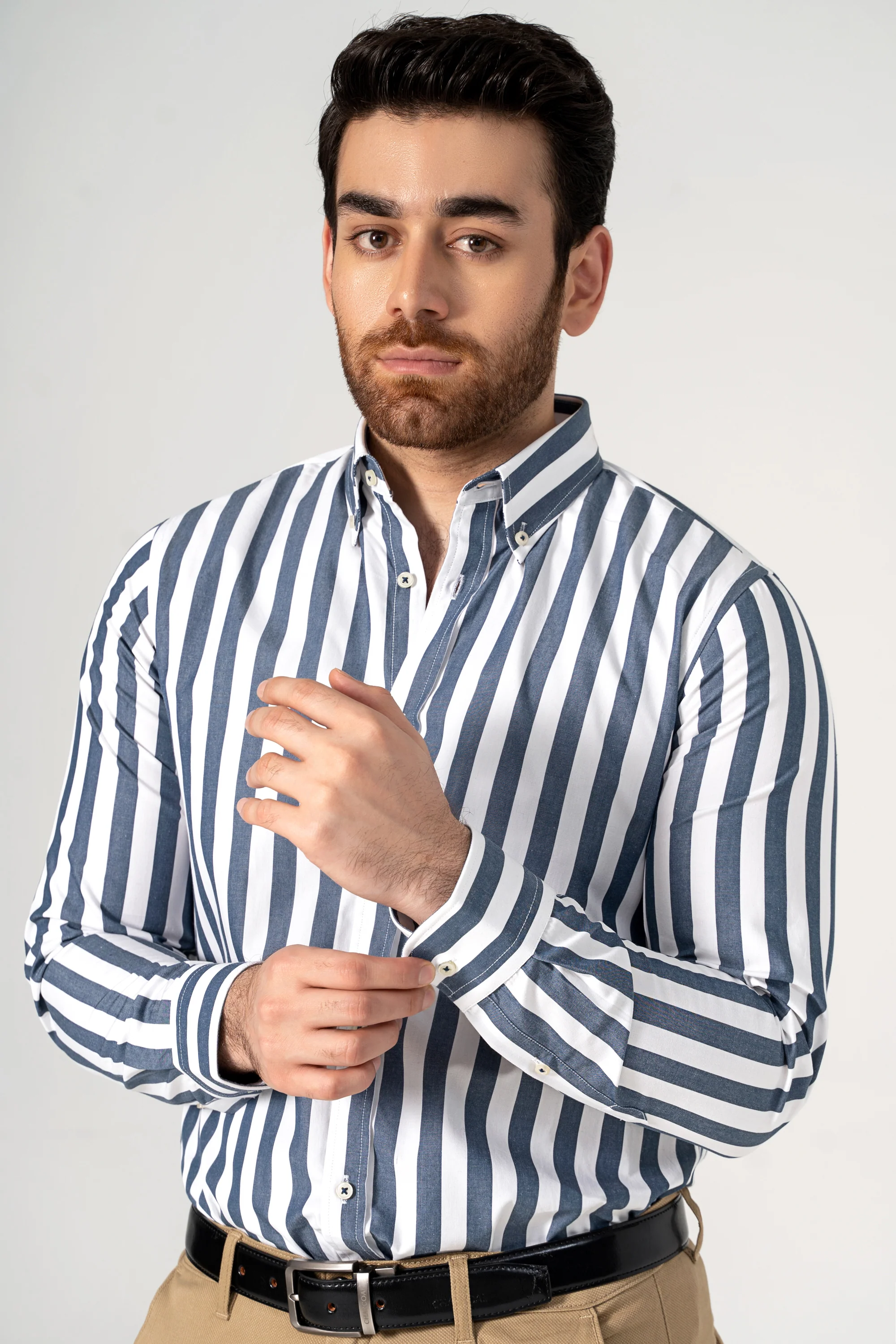 SMART SHIRT BLUE STRIPES - Image 5