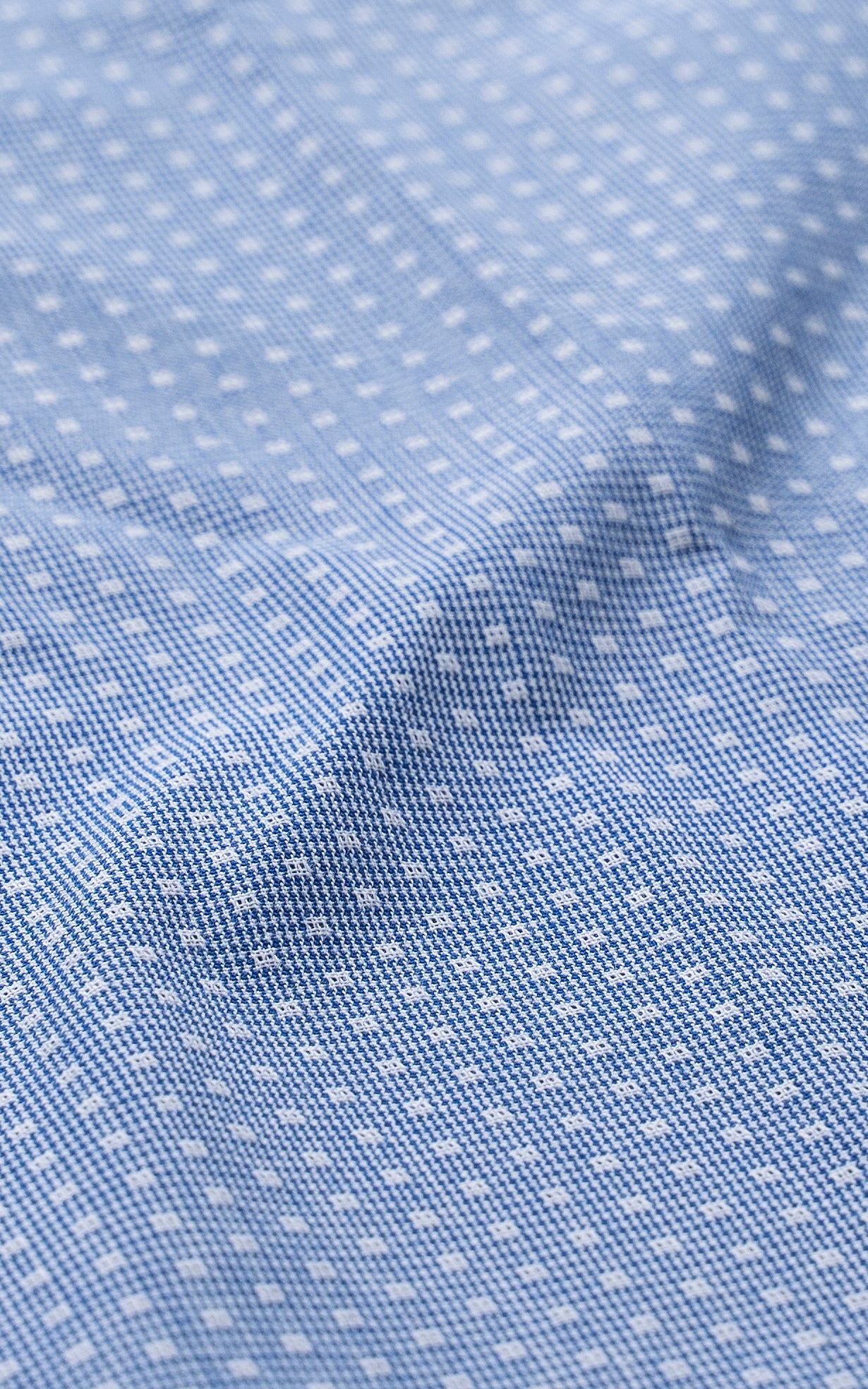 SMART SHIRT BUTTON DOWN COLLAR BLUE TEXTURED - Image 3